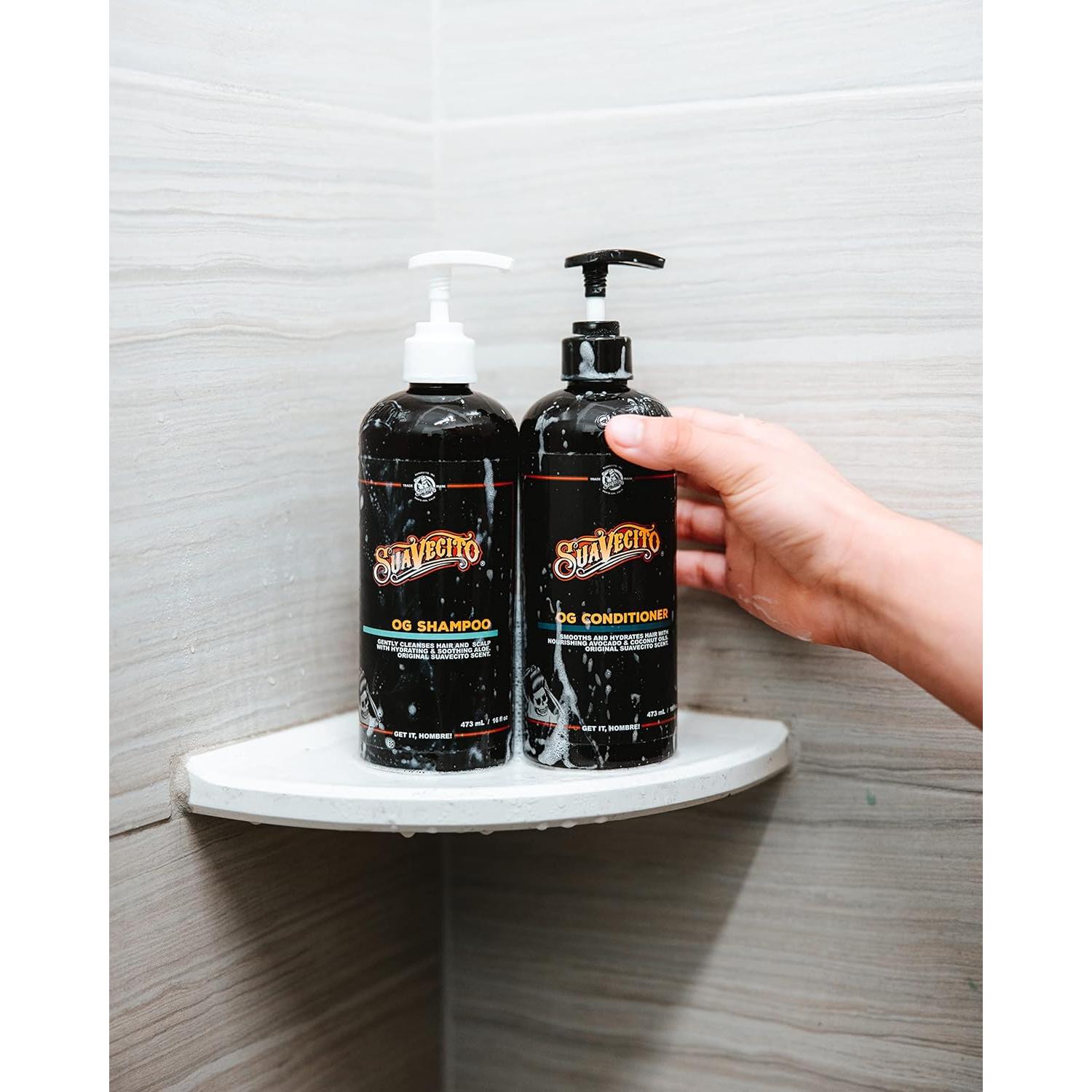 Conjunto Champú y Acondicionador Suavecito 473ml Pro-Vitamina B5