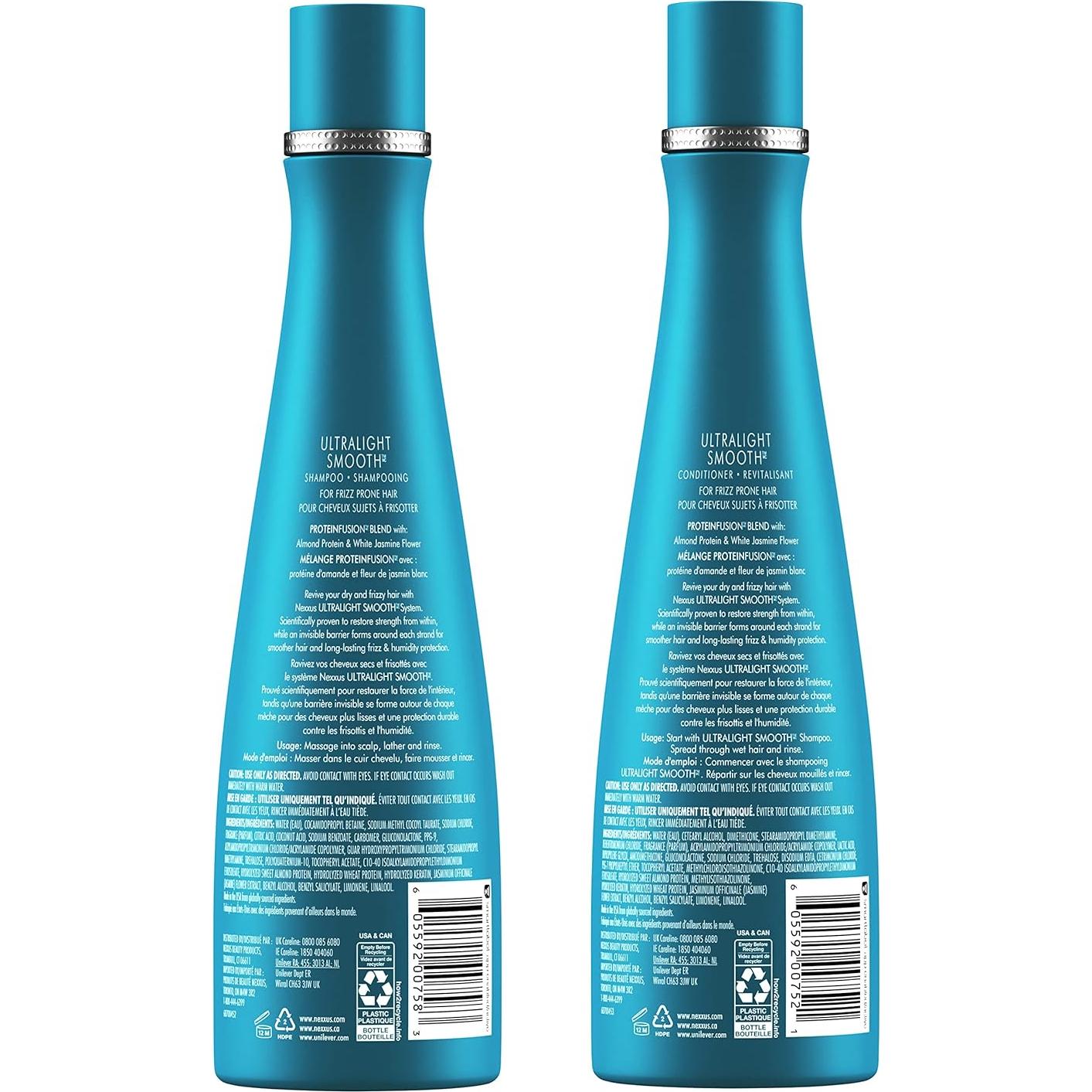 Champú y Acondicionador Nexxus Ultralight Suave 384g - Anti Frizz