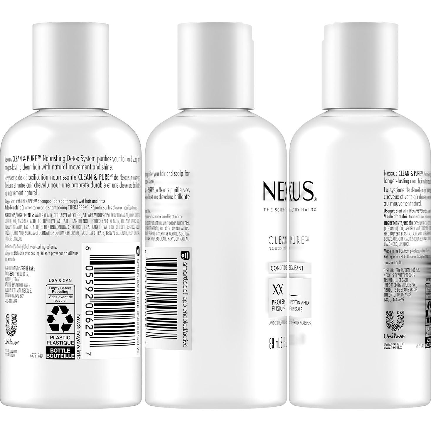 Set de Champú y Acondicionador Nexxus Limpio y Puro 89 ml