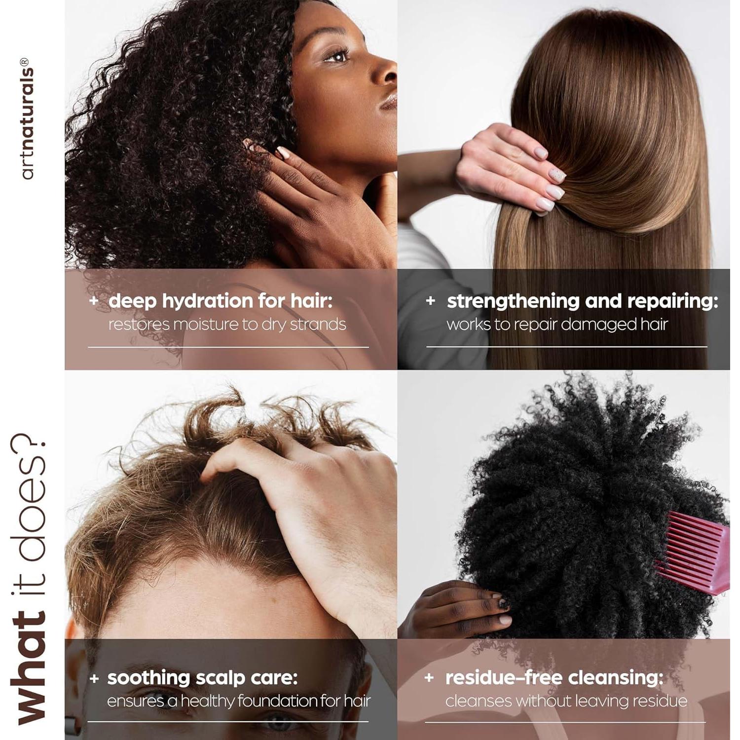 Conjunto Champú y Acondicionador Artnaturals 473ml - Sin Sulfatos