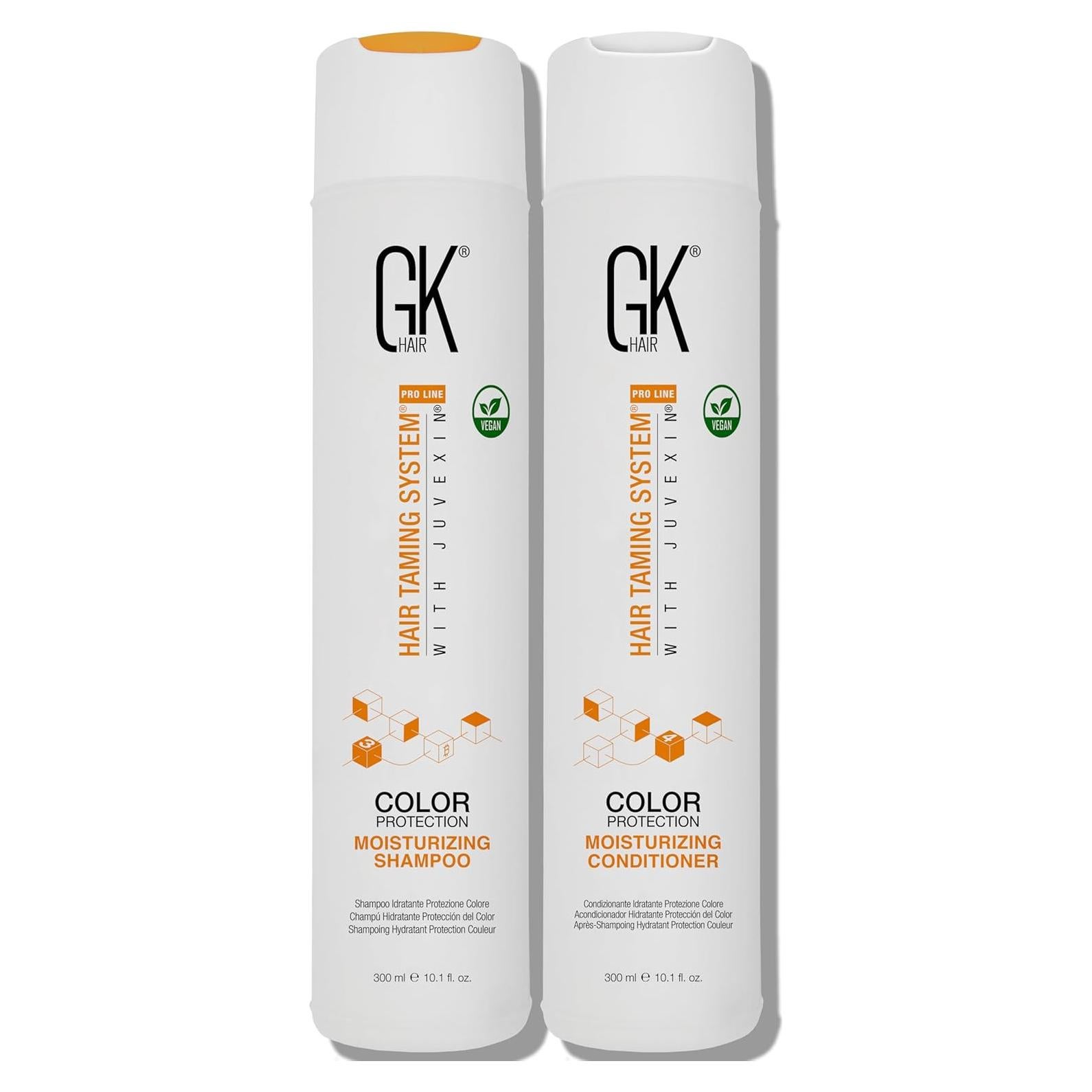 Conjunto Champú y Acondicionador GK Hair 299.1 ml Hidratante Color