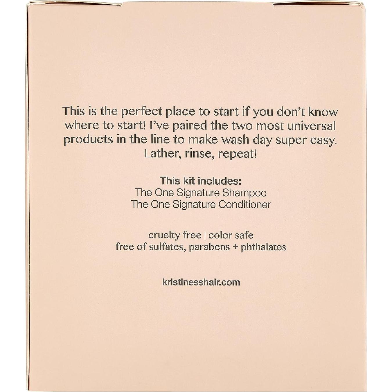 Conjunto de Champú y Acondicionador Kristin Ess 2x59ml Viaje