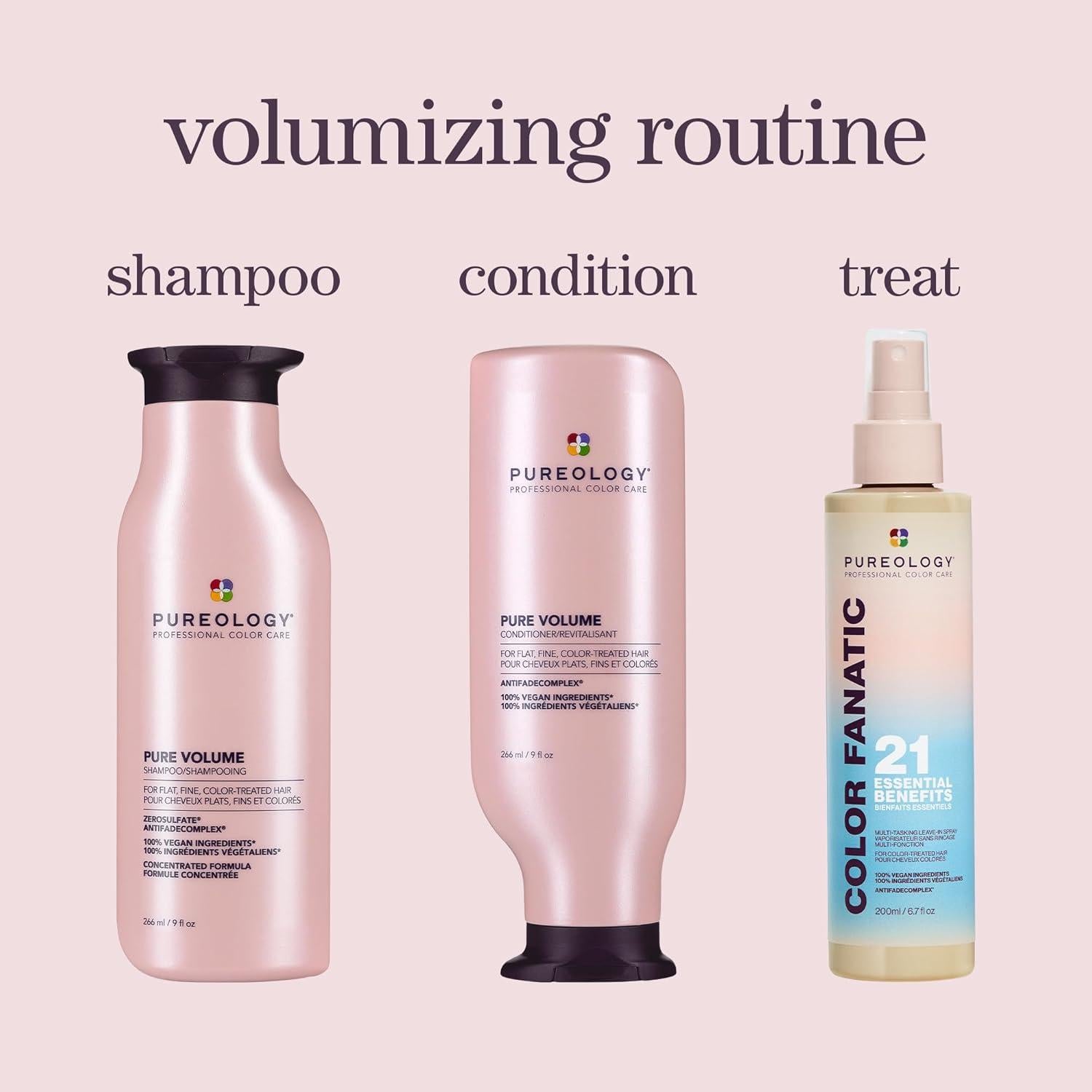 Champú Pureology Pure Volume 266 ml - Cabello Fino y Tratado