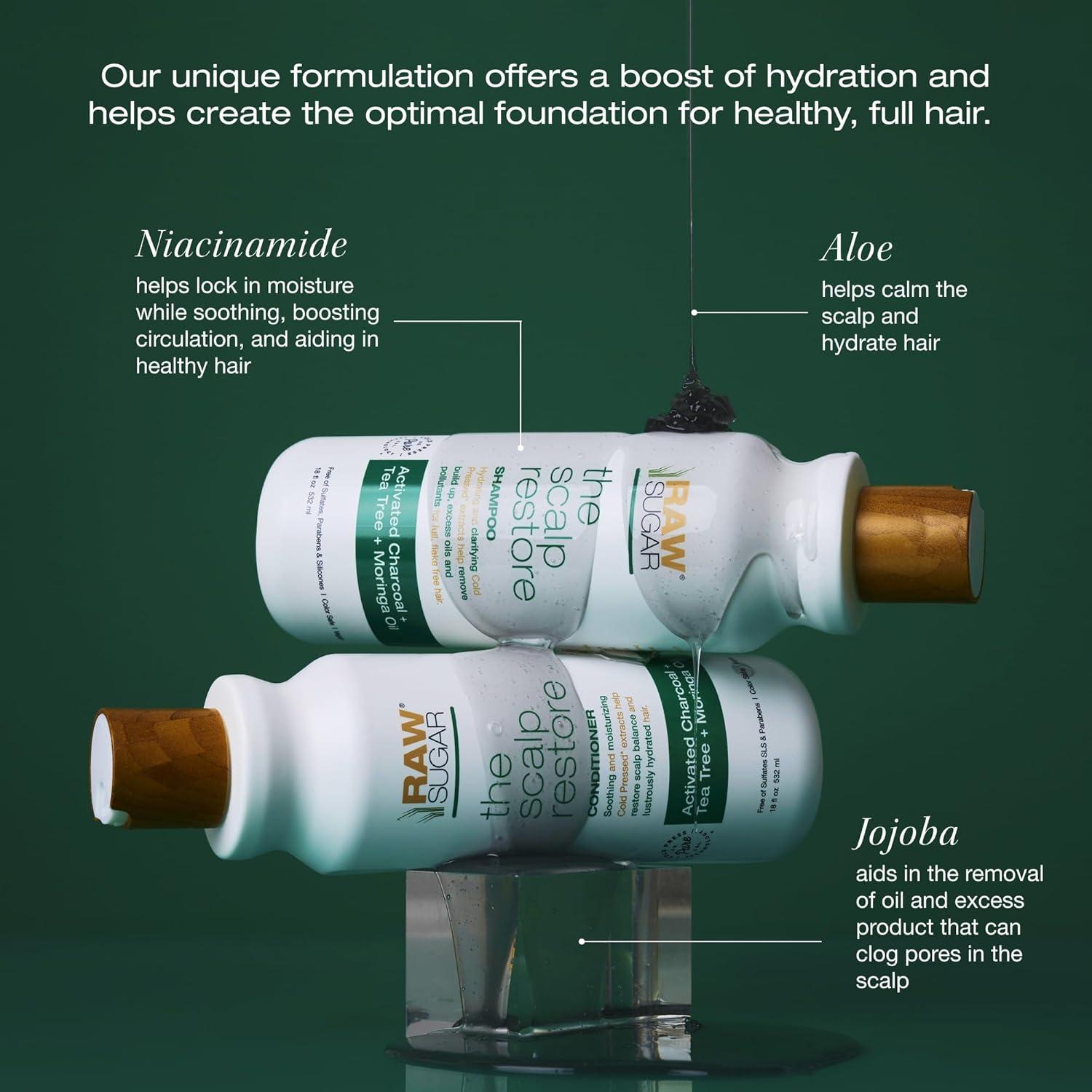 Conjunto de Cuidado del Cabello Raw Sugar Scalp Restore 1.41kg