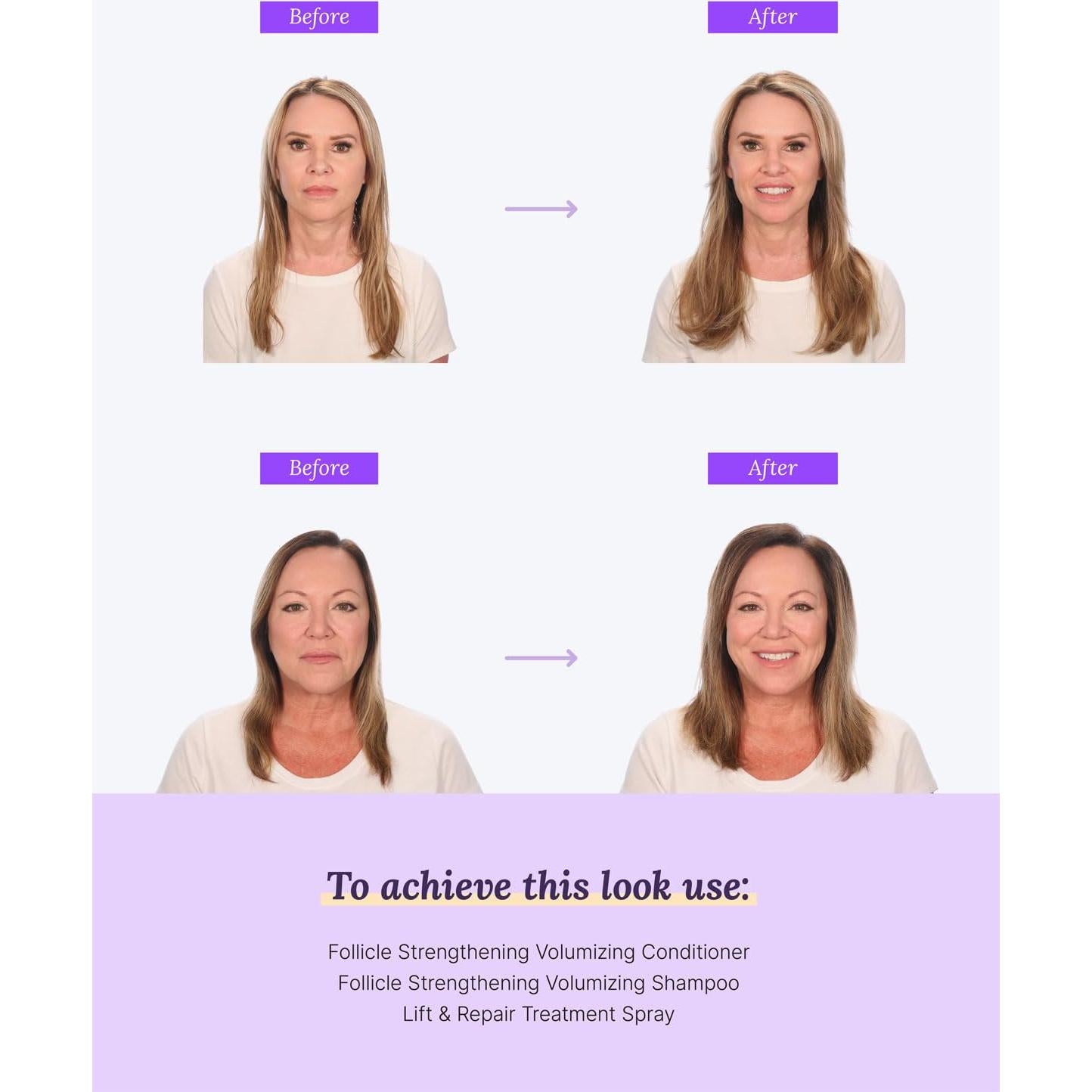 Conjunto Champú y Acondicionador Voluminizador Keranique 236ml