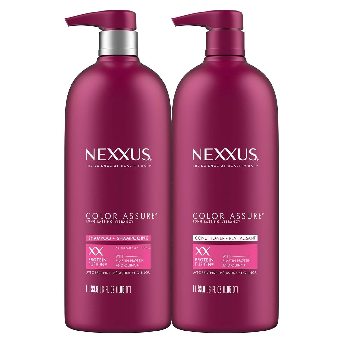 Champú y Acondicionador Nexxus Color Assure 957 ml para Cabello Coloreado