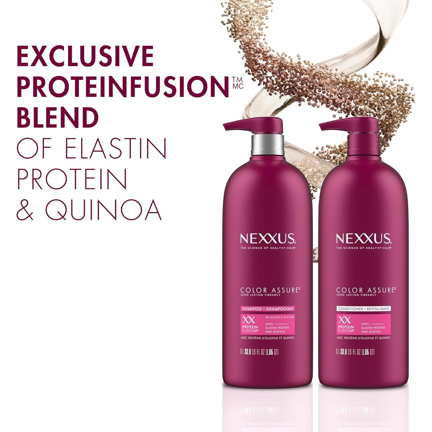 Champú y Acondicionador Nexxus Color Assure 957 ml para Cabello Coloreado