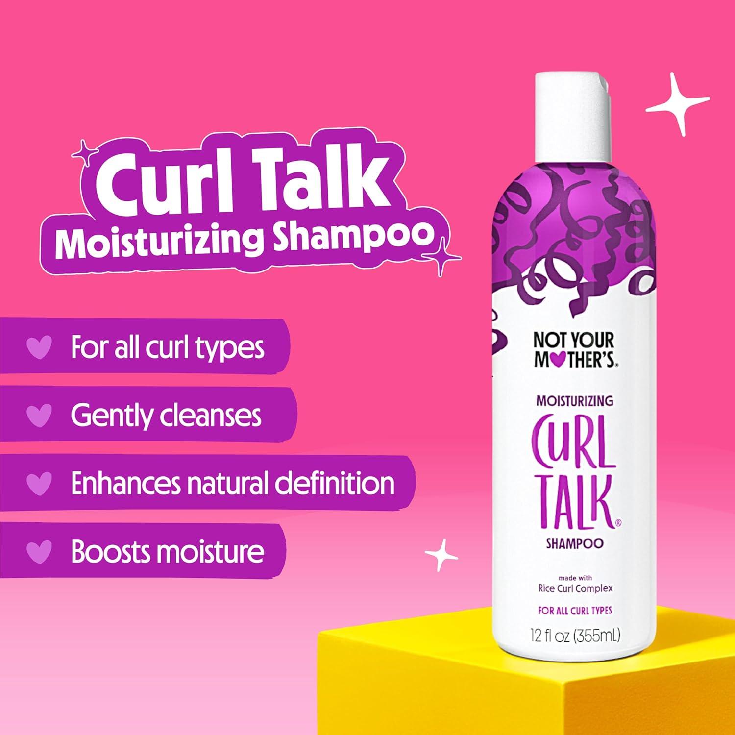 Champú y Acondicionador Not Your Mother's Curl Talk 2x355ml - Control Frizz