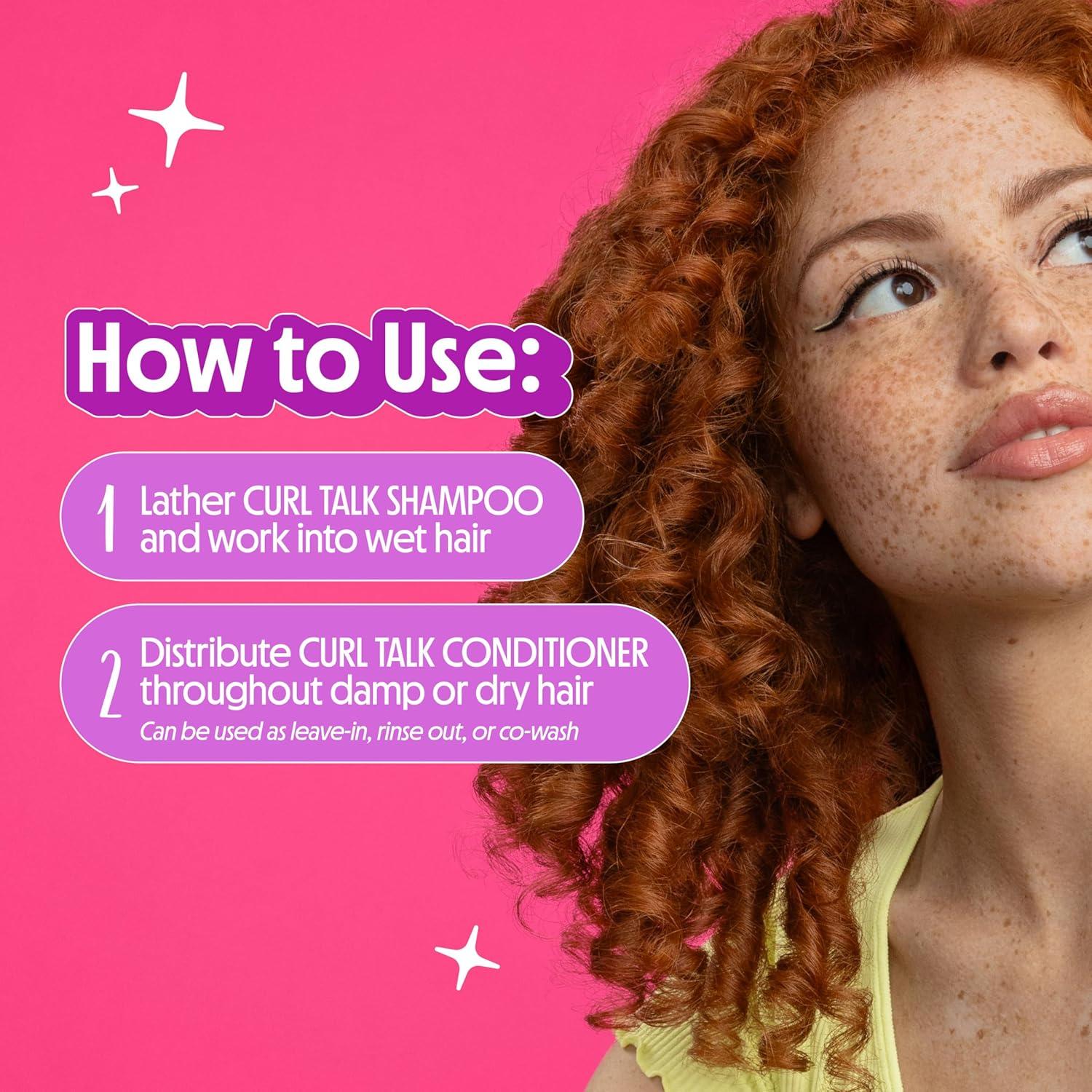 Champú y Acondicionador Not Your Mother's Curl Talk 2x355ml - Control Frizz