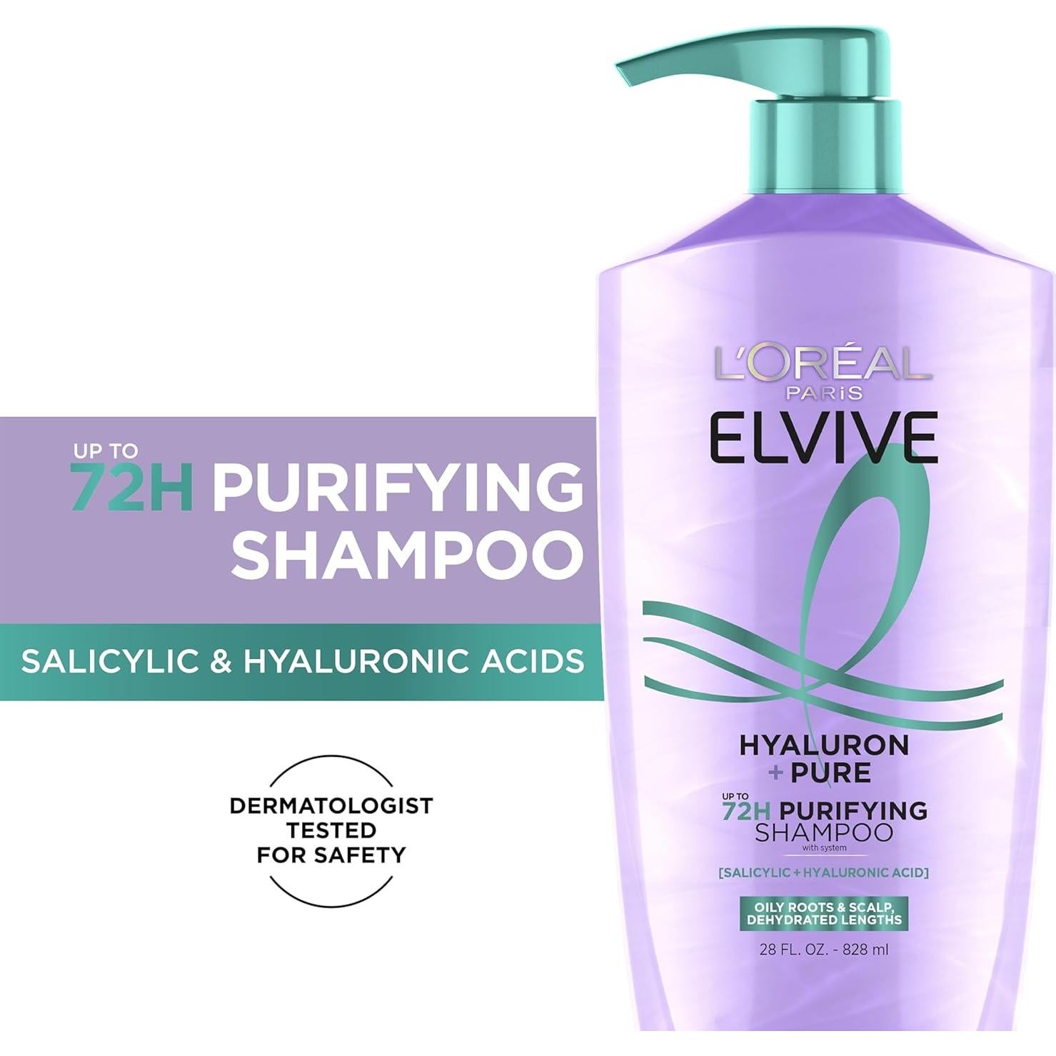 Juego de Champú y Acondicionador L'Oreal Elvive Hyaluron 72H