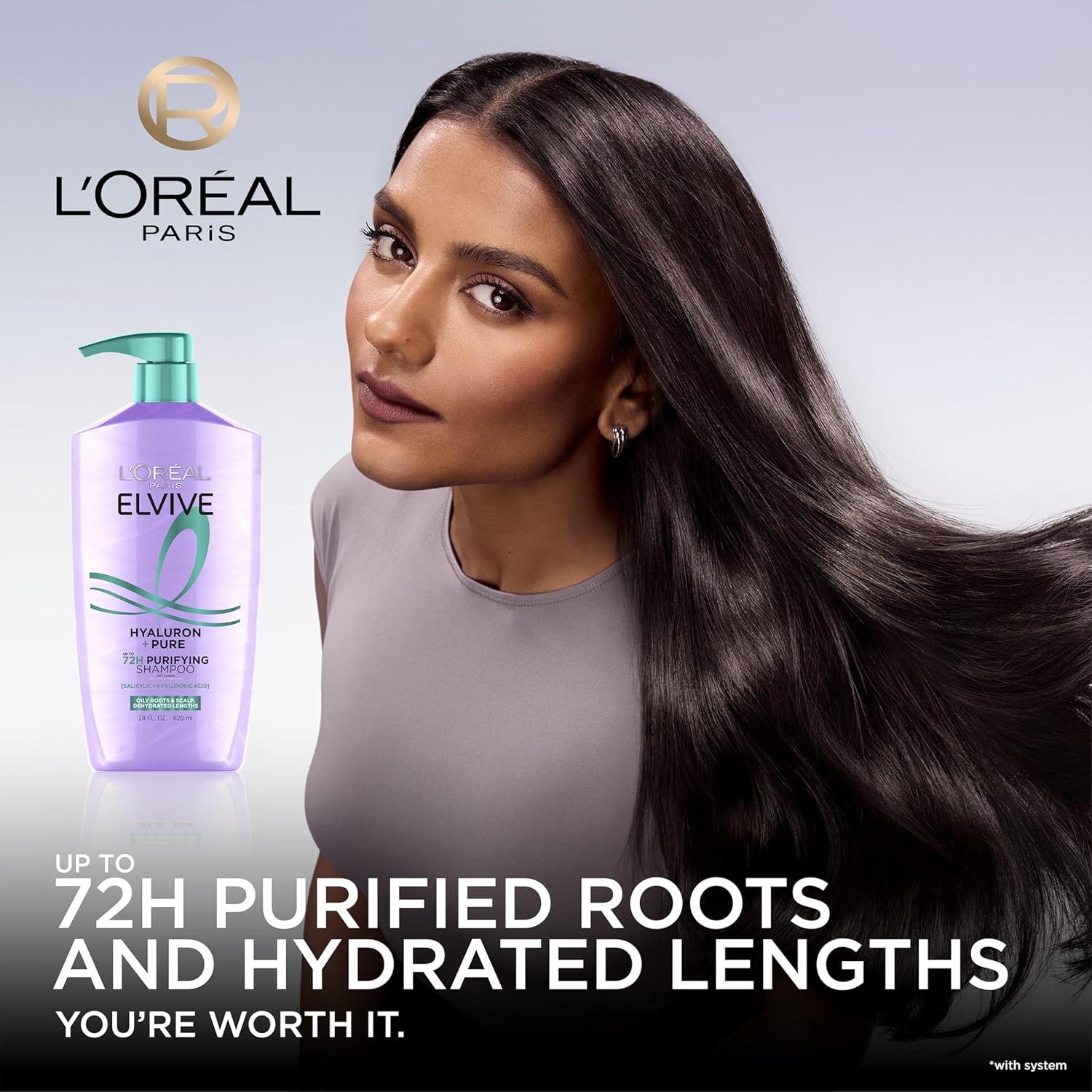 Juego de Champú y Acondicionador L'Oreal Elvive Hyaluron 72H