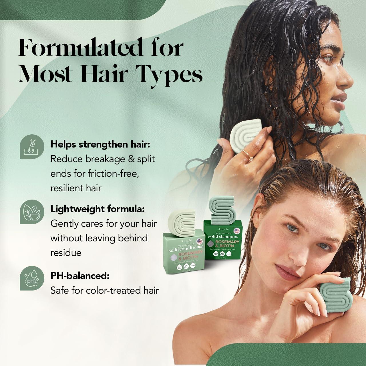 Champú y Acondicionador en Barra Kitsch Romero y Biotina 190g