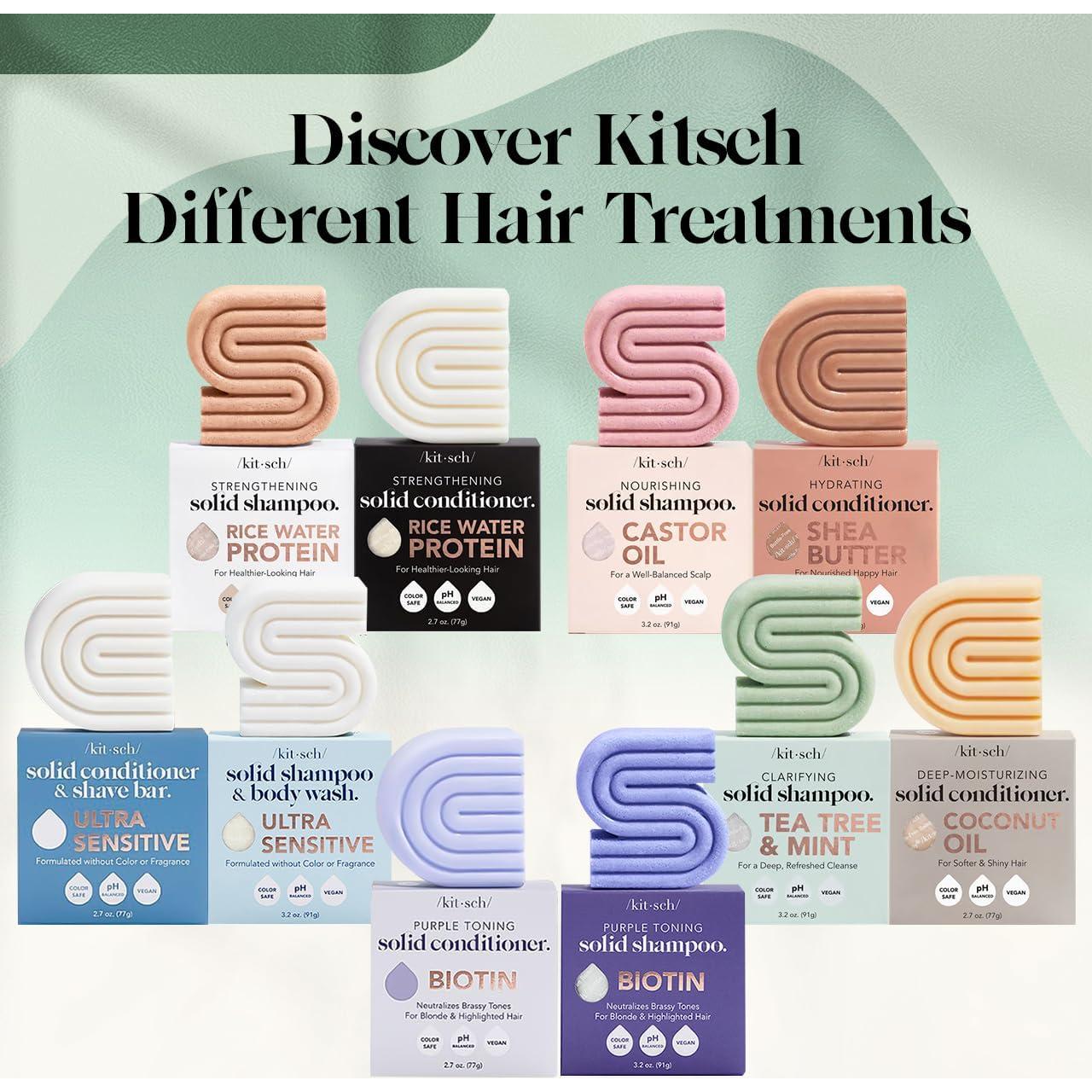 Champú y Acondicionador en Barra Kitsch Romero y Biotina 190g