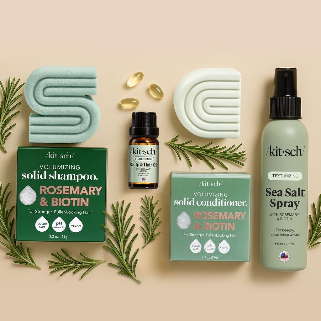 Champú y Acondicionador en Barra Kitsch Romero y Biotina 190g