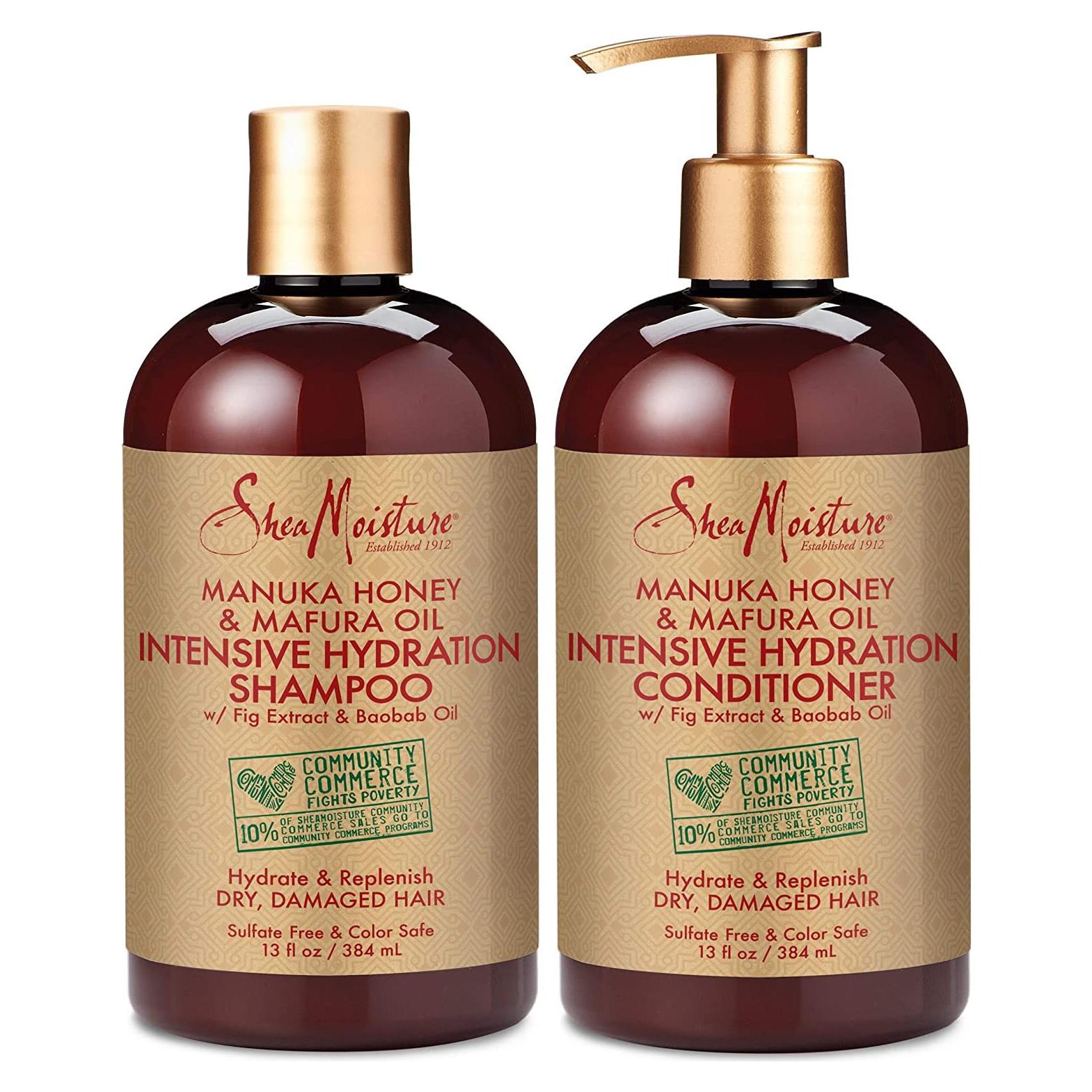 Conjunto Champú y Acondicionador SheaMoisture 385 ml Hidratante