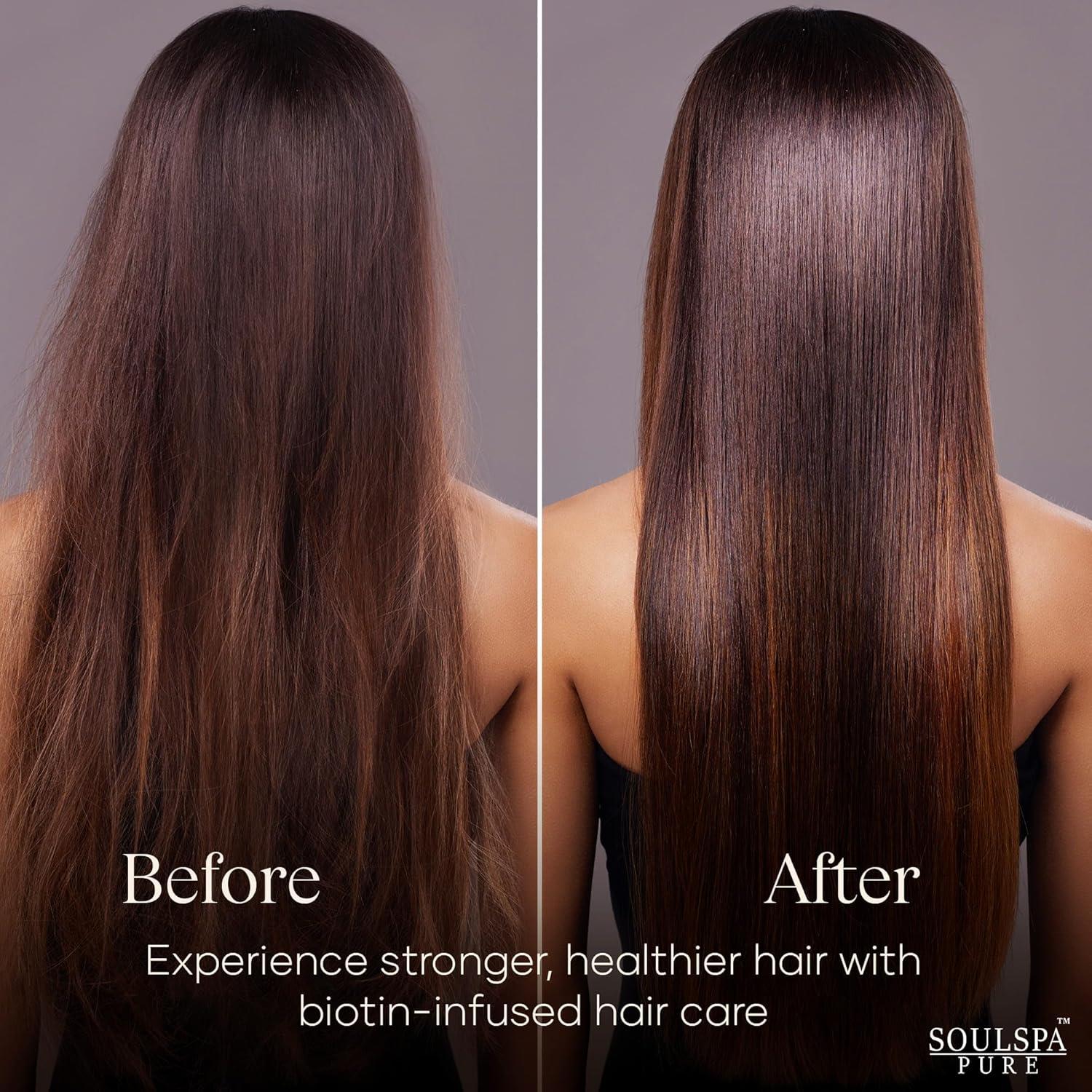 Conjunto Champú y Acondicionador Biotina SOULSPA 473 ml