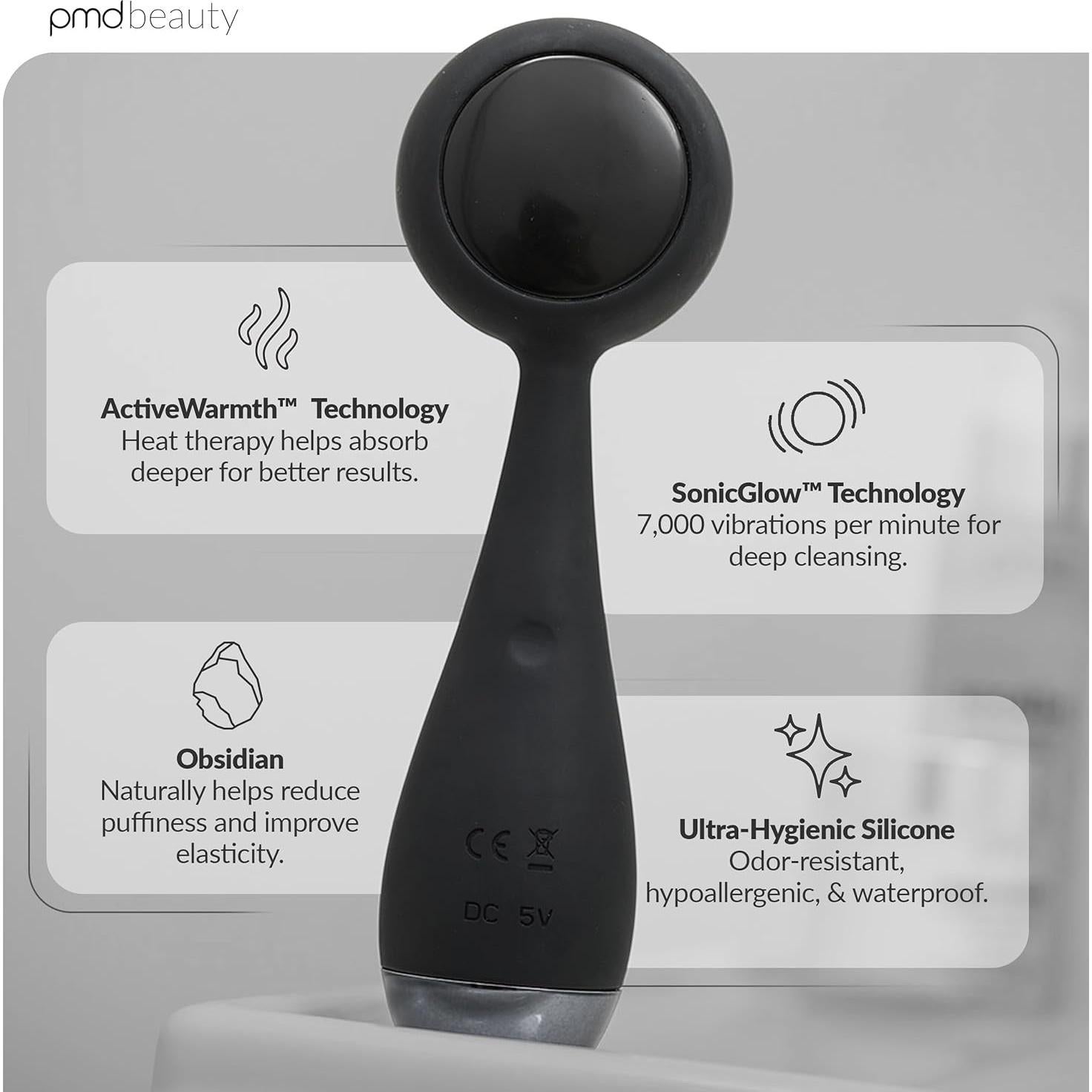 Dispositivo de Limpieza Facial PMD Beauty Clean Pro OB - Silicona y Calor