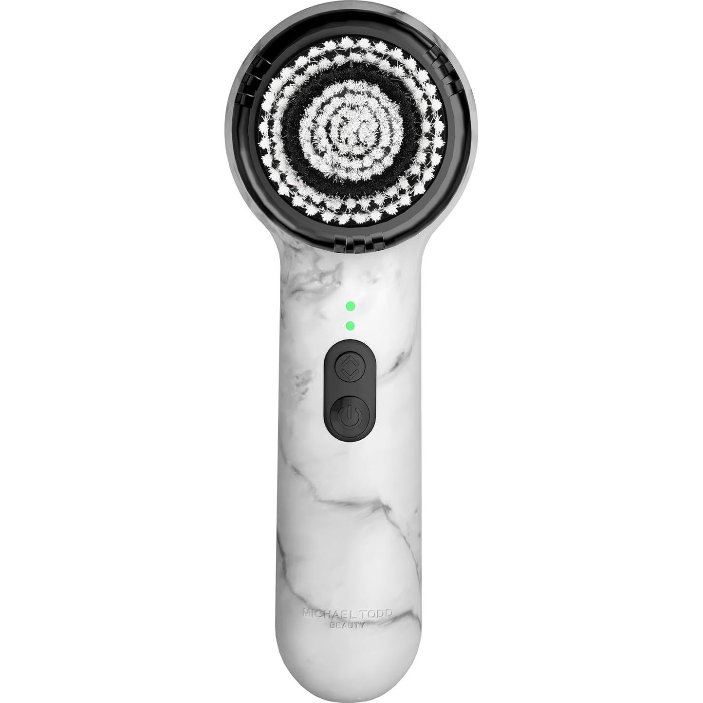 Michael Todd Beauty Soniclear Allure 2024 Best of Beauty Winner Facial Cleansing + Exfoliation Brush System with 4 speeds, Serum Infusion Head + Travel Case