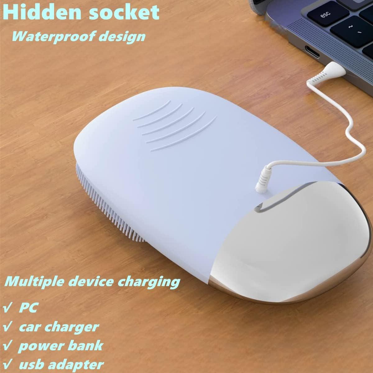 Cepillo Facial Limpiador MEGAN Eléctrico Silicona IPX7 3 en 1