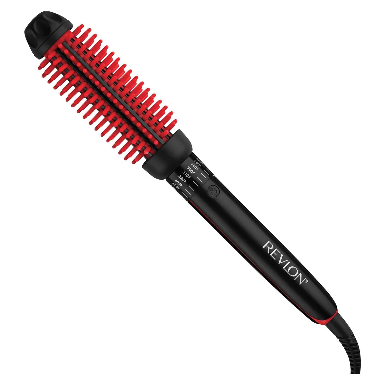 Cepillo Calentado Revlon 1" con Aceite de Coco - Rizos Brillantes