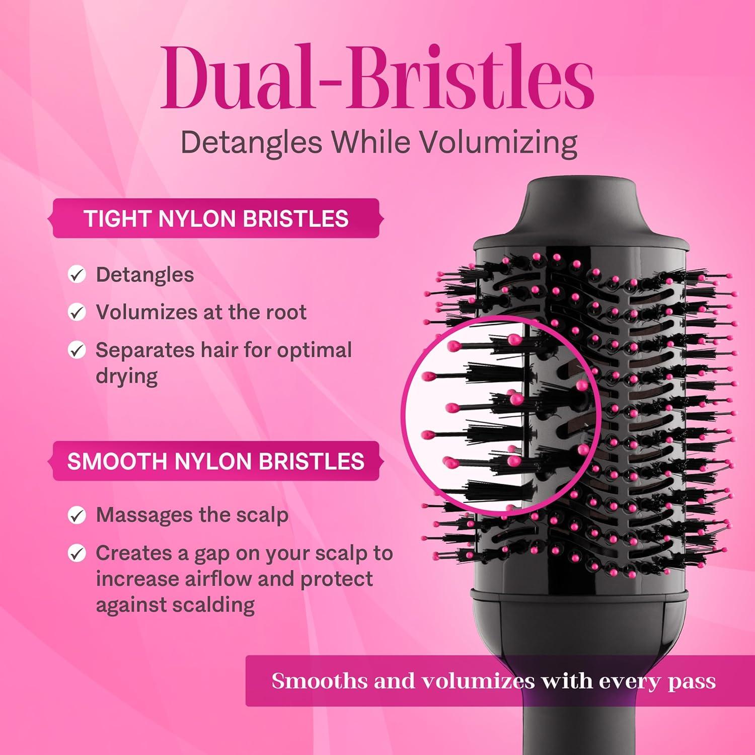 Cepillo Secador 4 en 1 Asani - Alisador, Rizador y Peine 1200W