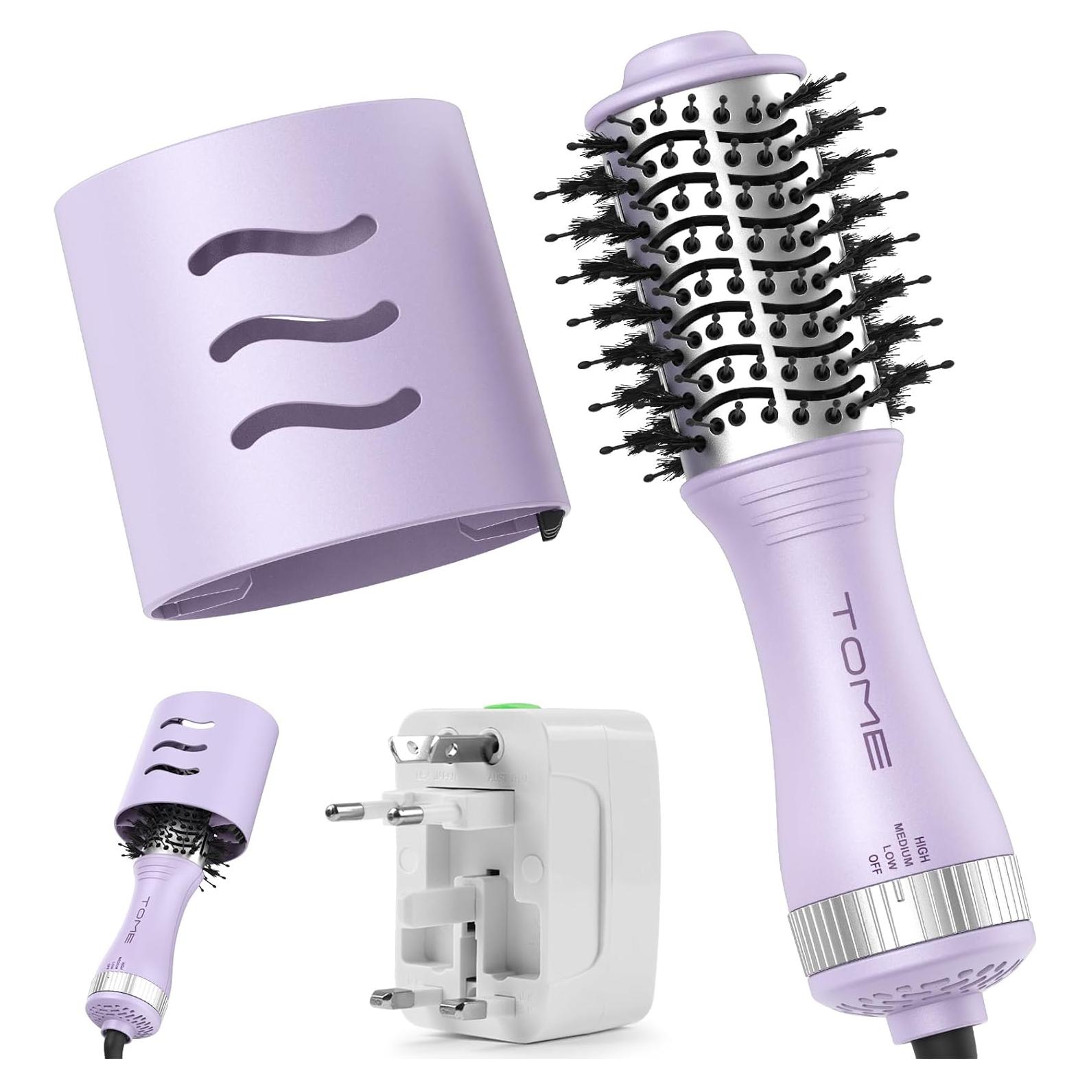 Cepillo Secador Tome Mini 2" Doble Voltaje 120-240V Púrpura