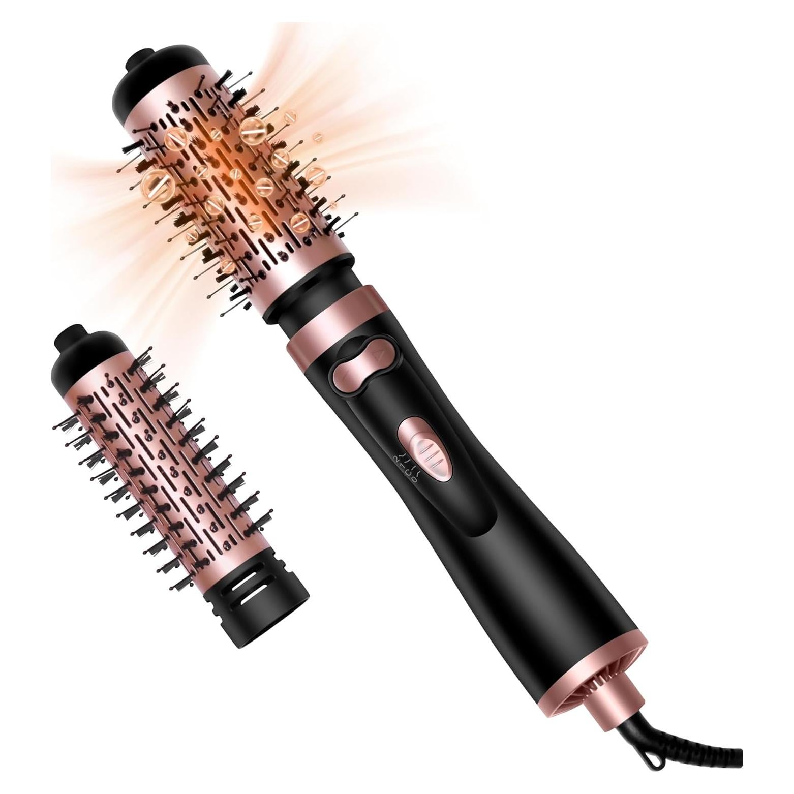 Cepillo Secador de Cabello OKWRAP 3 en 1 Iónico 5 y 8 cm
