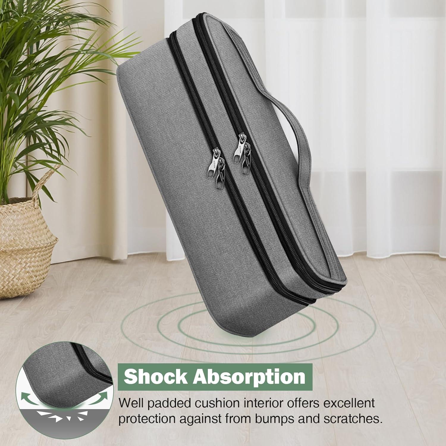Funda de Viaje SITHON Doble Capa para Secador Revlon y Shark