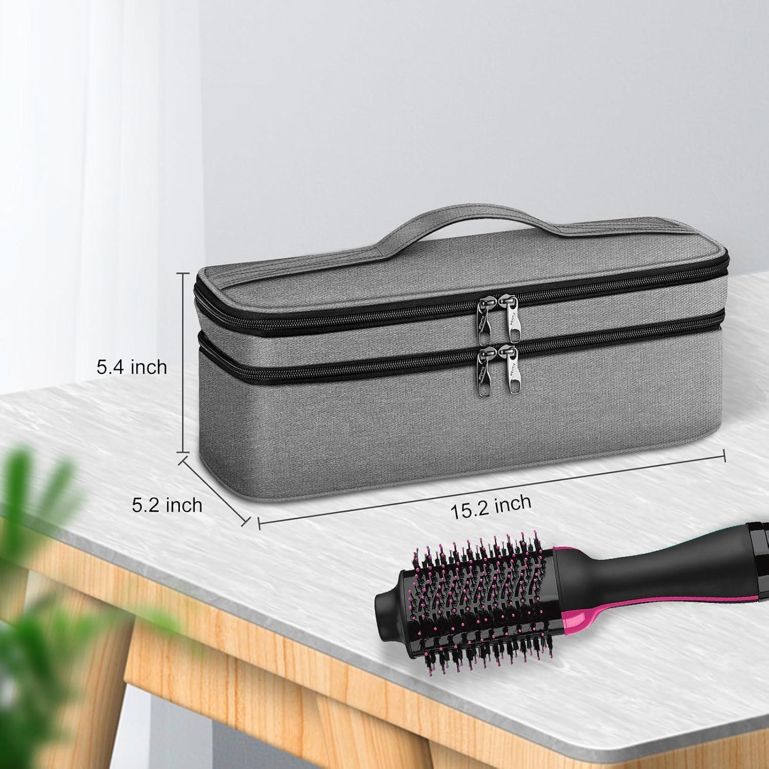 Funda de Viaje SITHON Doble Capa para Secador Revlon y Shark