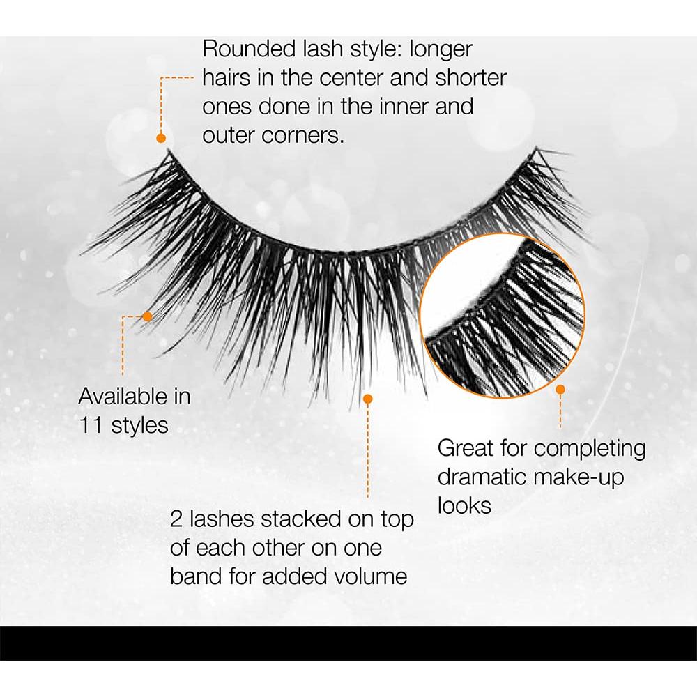 Pestañas Postizas Ardell Doble 207 - Volumen Doble, 4 Pares