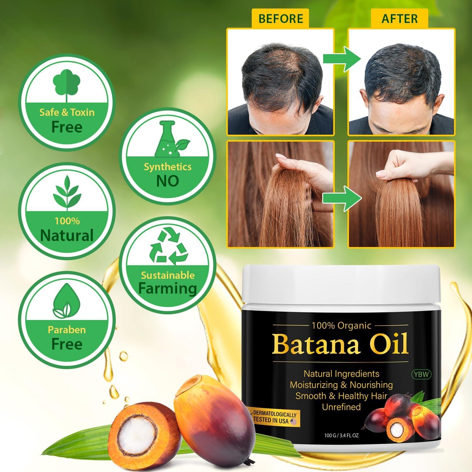 Aceite de Batana Crudo YBW 100% Puro 50g - Crecimiento Cabello