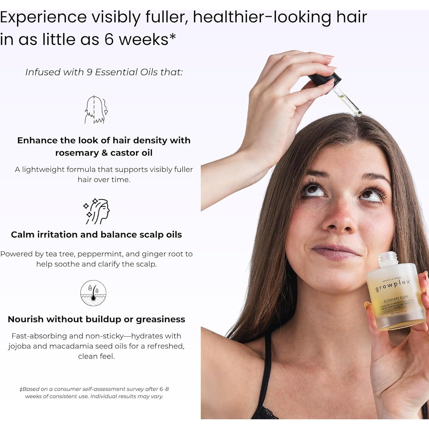 Elixir de Romero Growplex 59ml - Aceite para Cuero Cabelludo