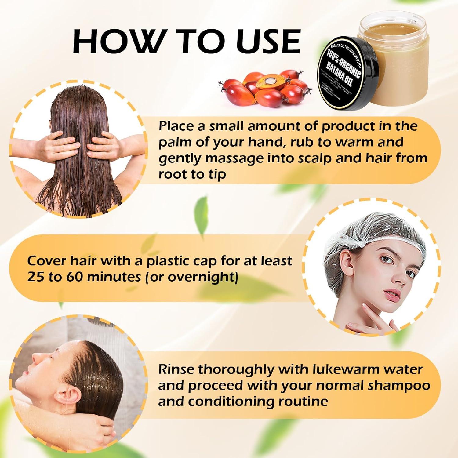 Aceite de Batana Orgánico Crudo Gzarcwvn 120ml - Crecimiento y Nutrición Capilar