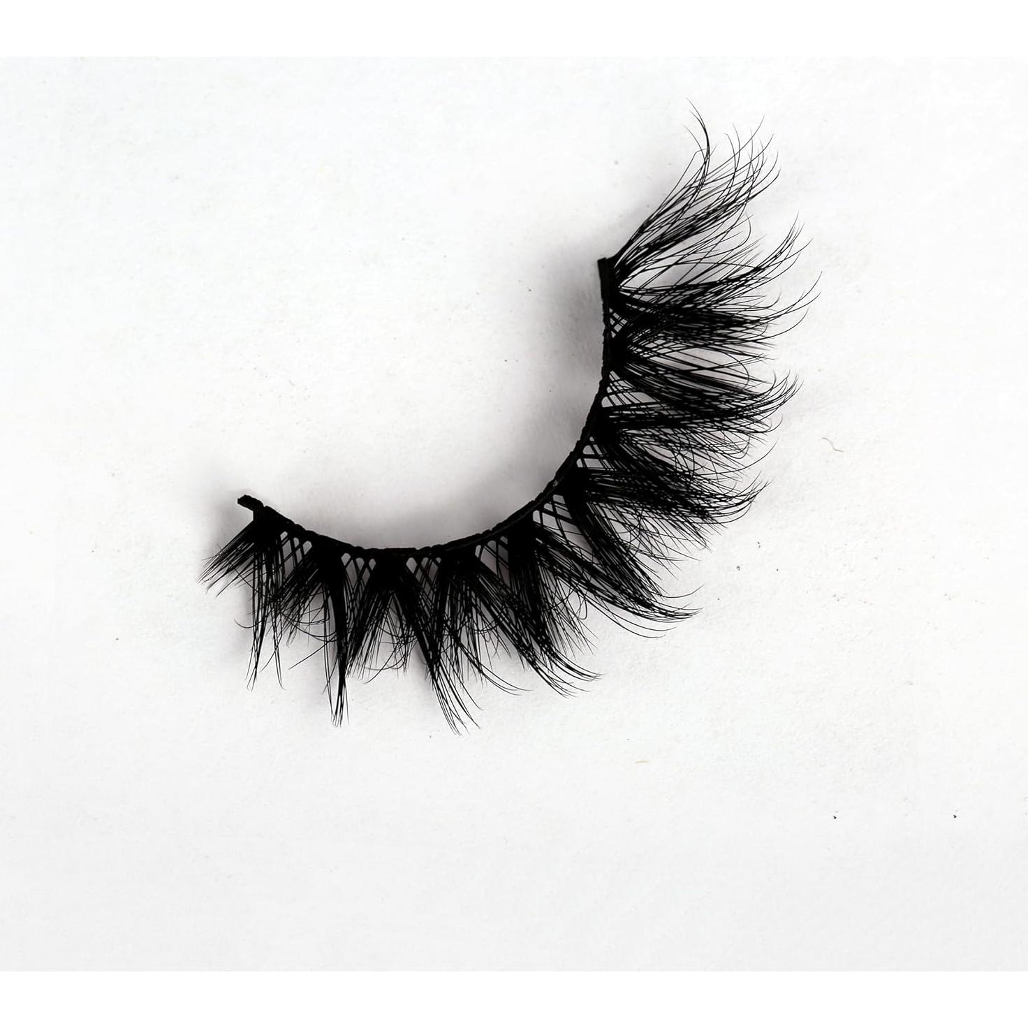 Pestañas Postizas Pooplunch 8D Ojo de Gato 7 Pares Veganas