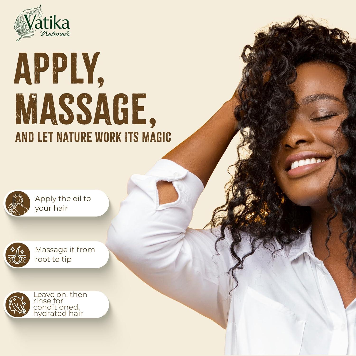 Aceite para el cabello Vatika Curls Romero Menta 100 ml - Nutre y previene caspa