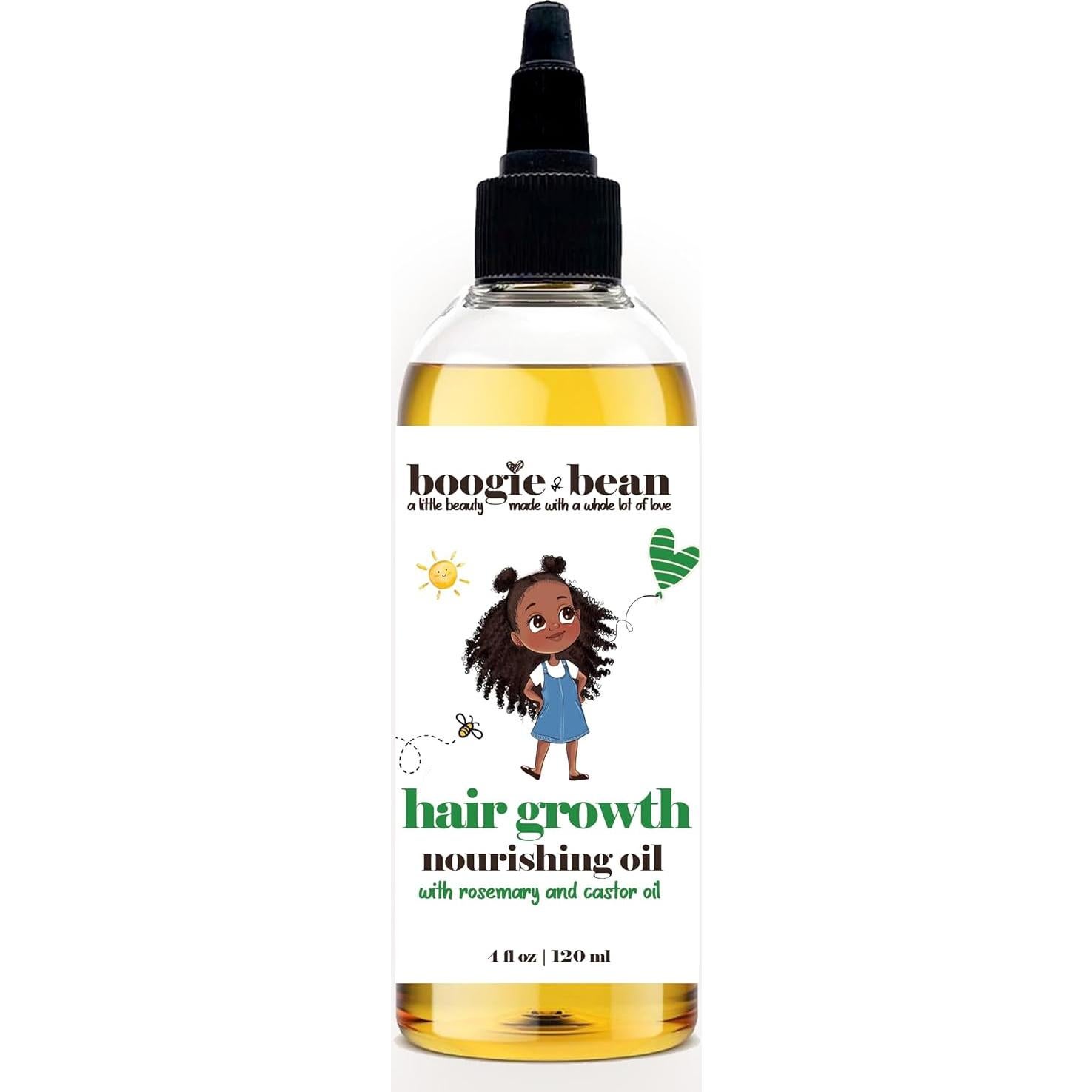 Aceite Natural para Crecimiento Cabello Niños Boogie and Bean 132g