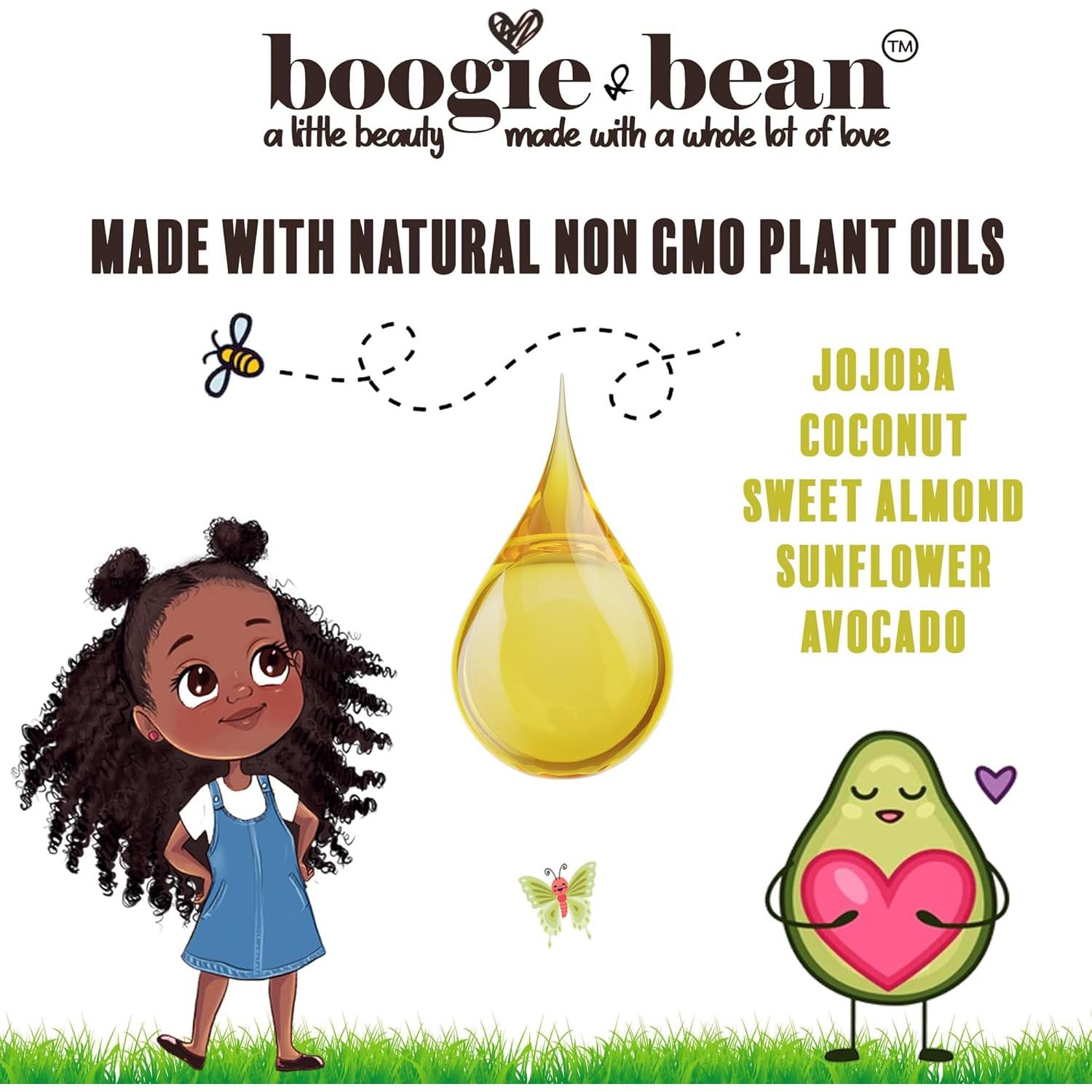 Aceite Natural para Crecimiento Cabello Niños Boogie and Bean 132g