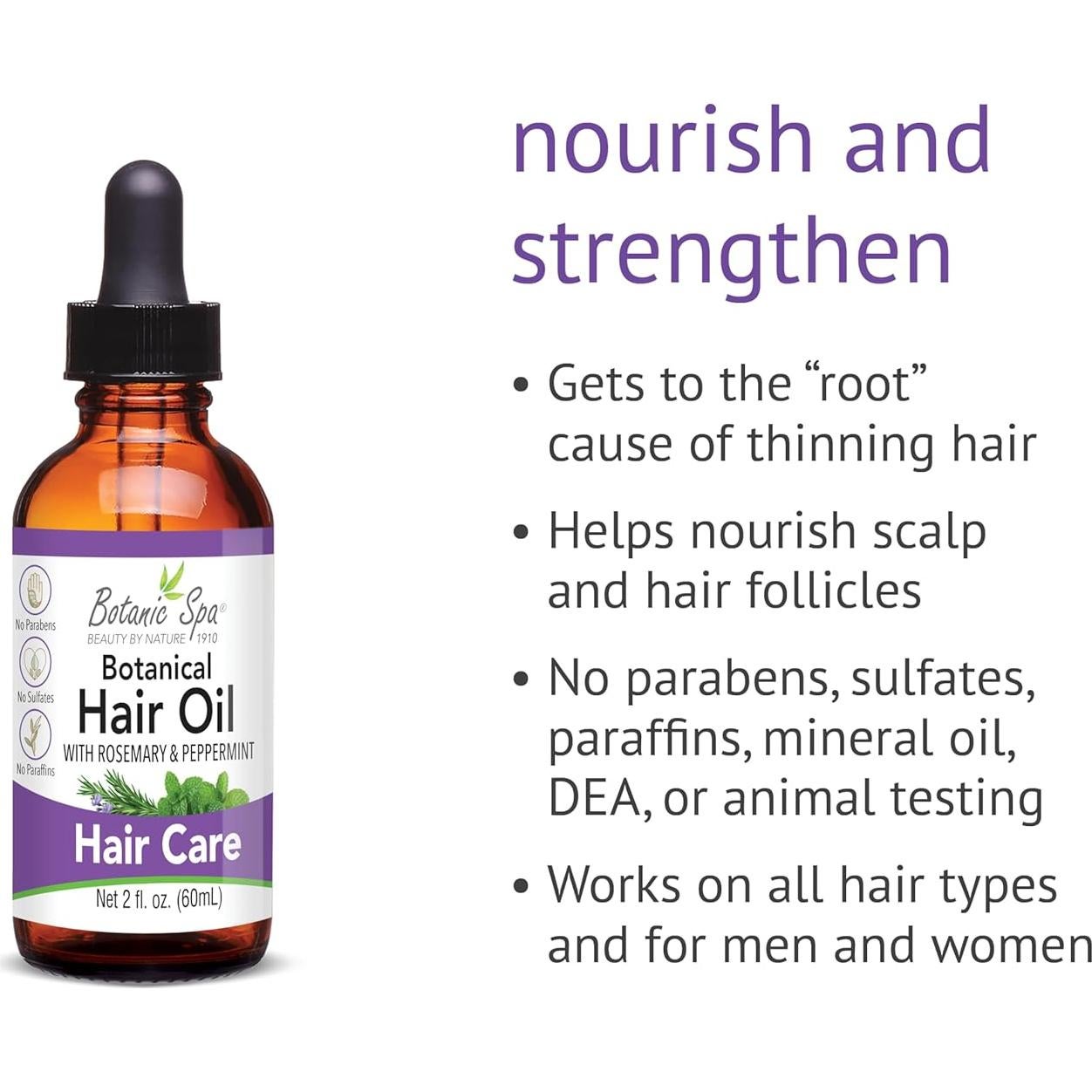 Aceite Capilar Botánico Botanic Choice con Romero y Menta 59 ml