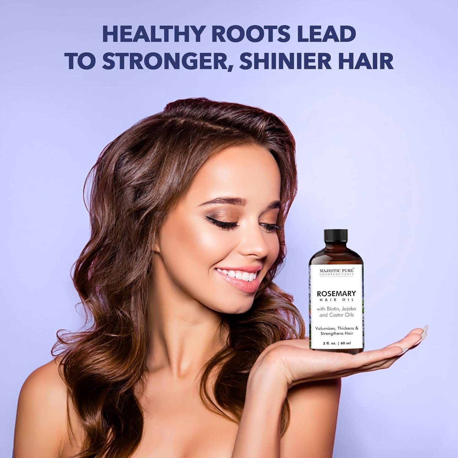 Aceite de Romero Puro Majestic Pure 59 ml - Fortalecedor y Nutritivo