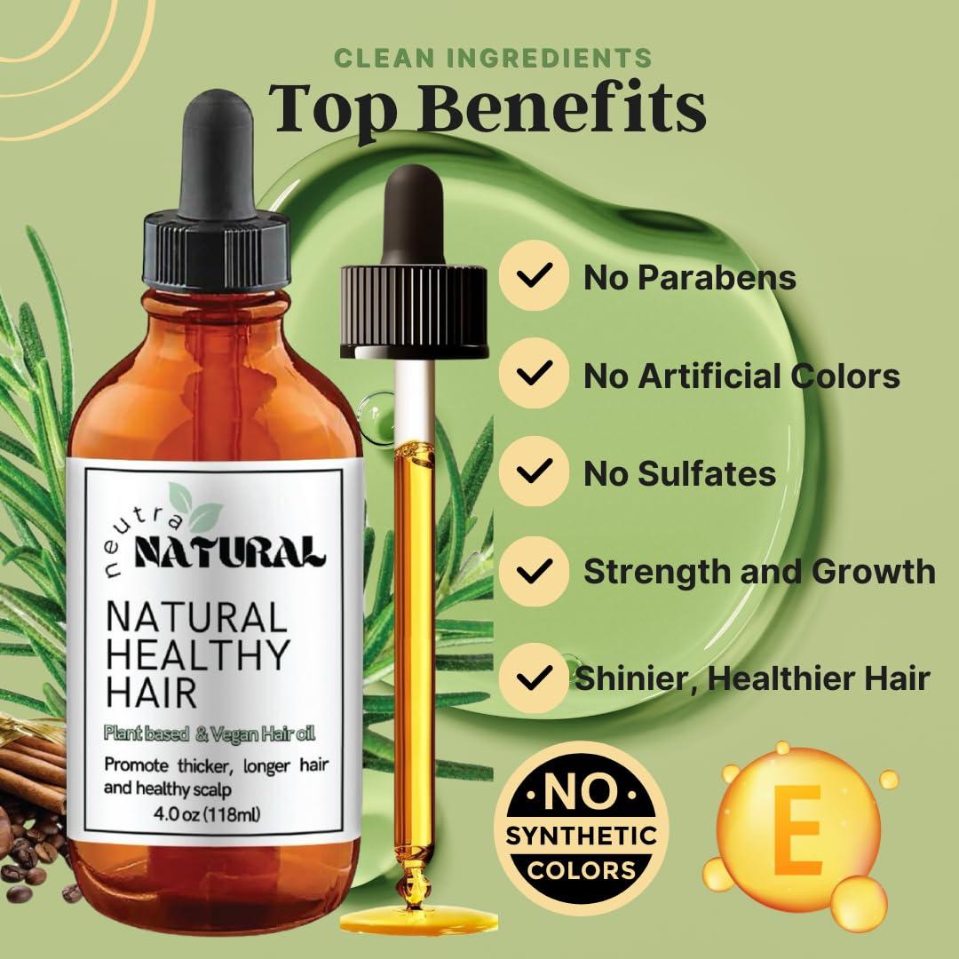 Aceite Capilar Natural Vegano Neutra Natural 118ml Hidratante