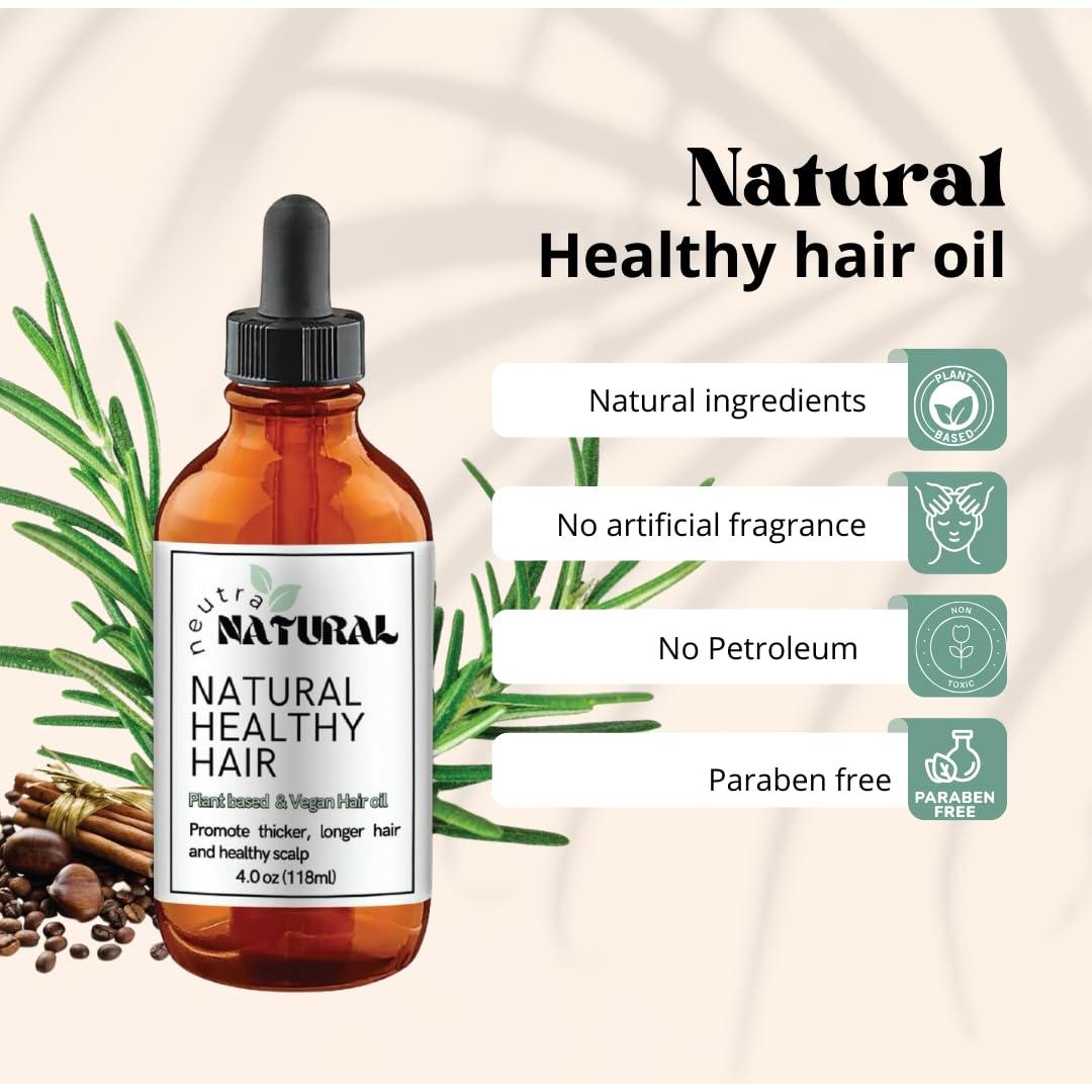 Aceite Capilar Natural Vegano Neutra Natural 118ml Hidratante