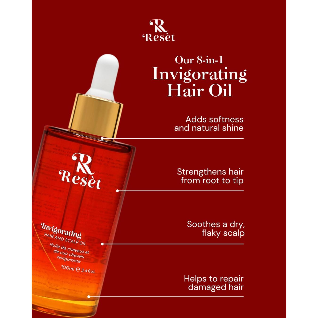 Aceite Natural para Crecimiento del Cabello Resèt 100 ml