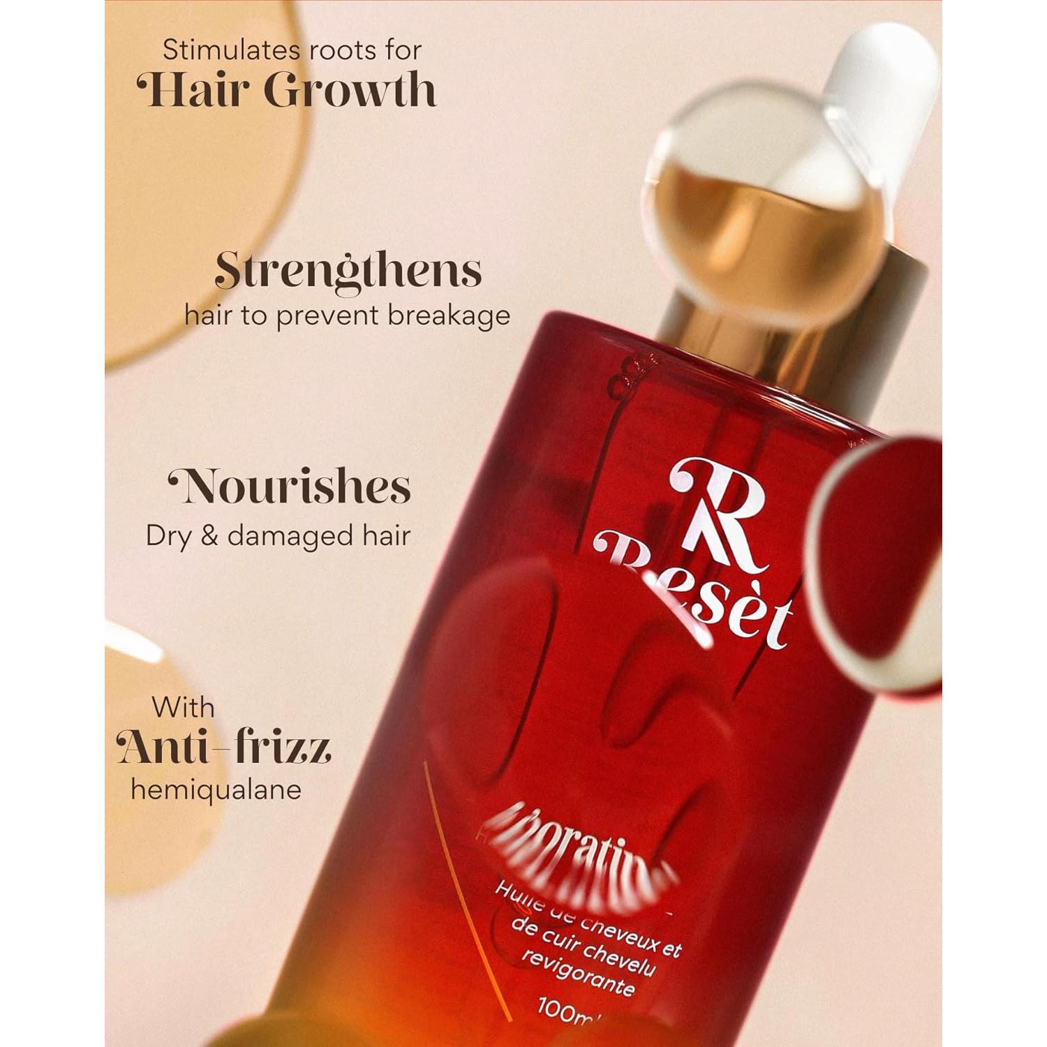 Aceite Natural para Crecimiento del Cabello Resèt 100 ml