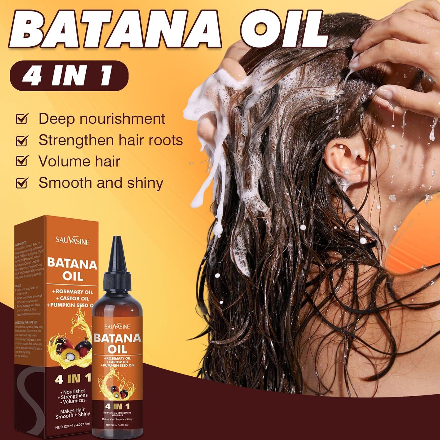 Aceite de Batana Orgánico 4 en 1 120mL - Nutrición y Reparación