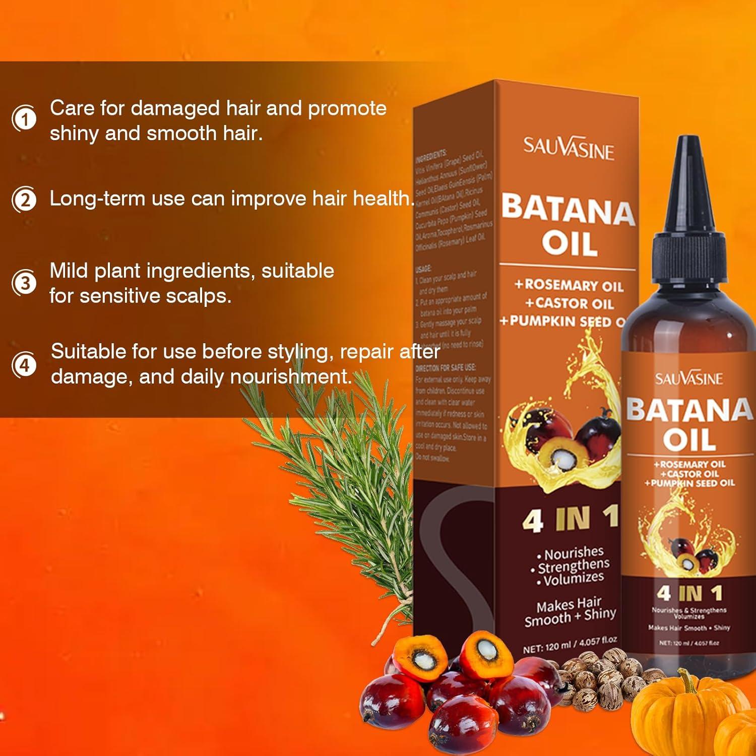 Aceite de Batana Orgánico 4 en 1 120mL - Nutrición y Reparación