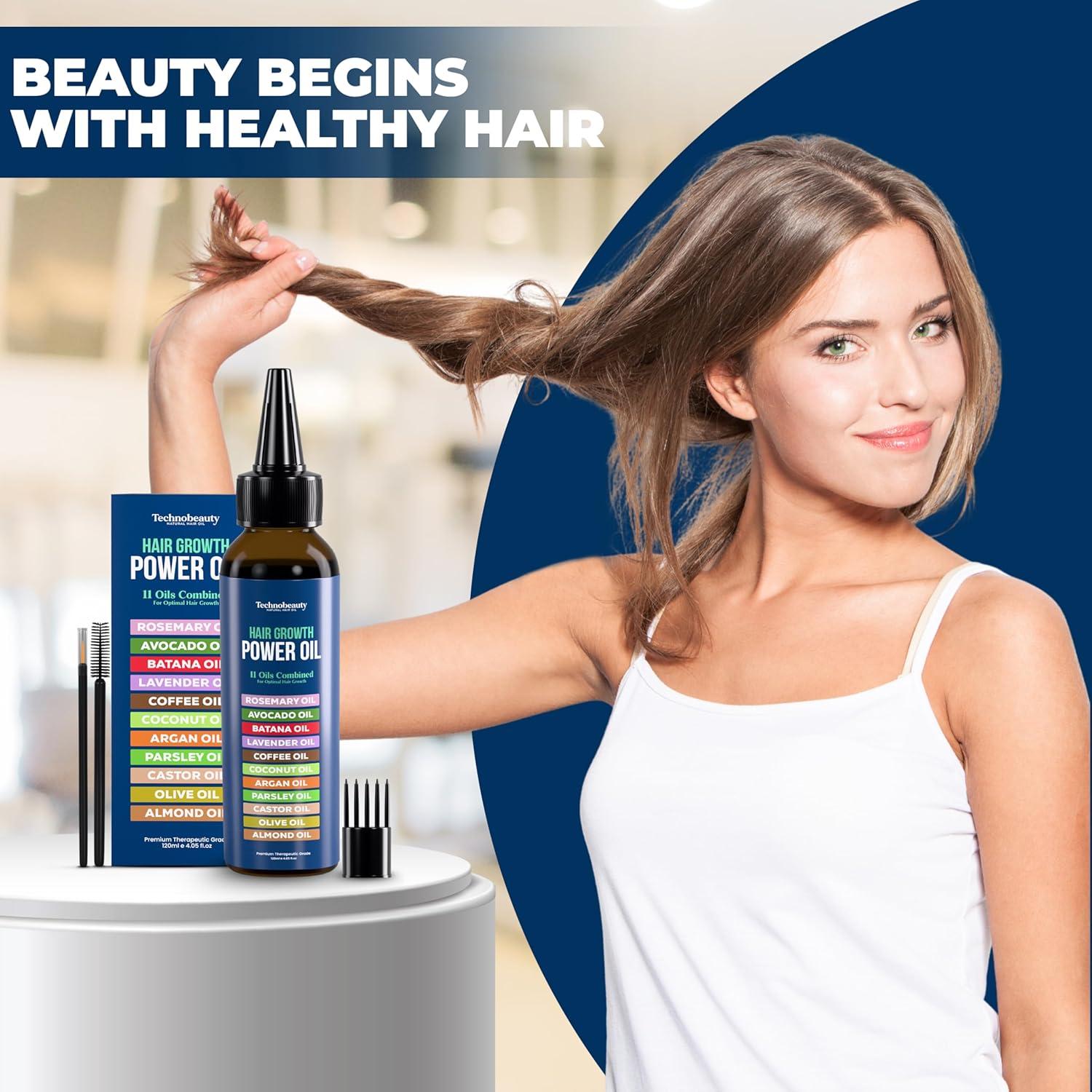 Aceite para el Crecimiento del Cabello Super World Mart 120 ml