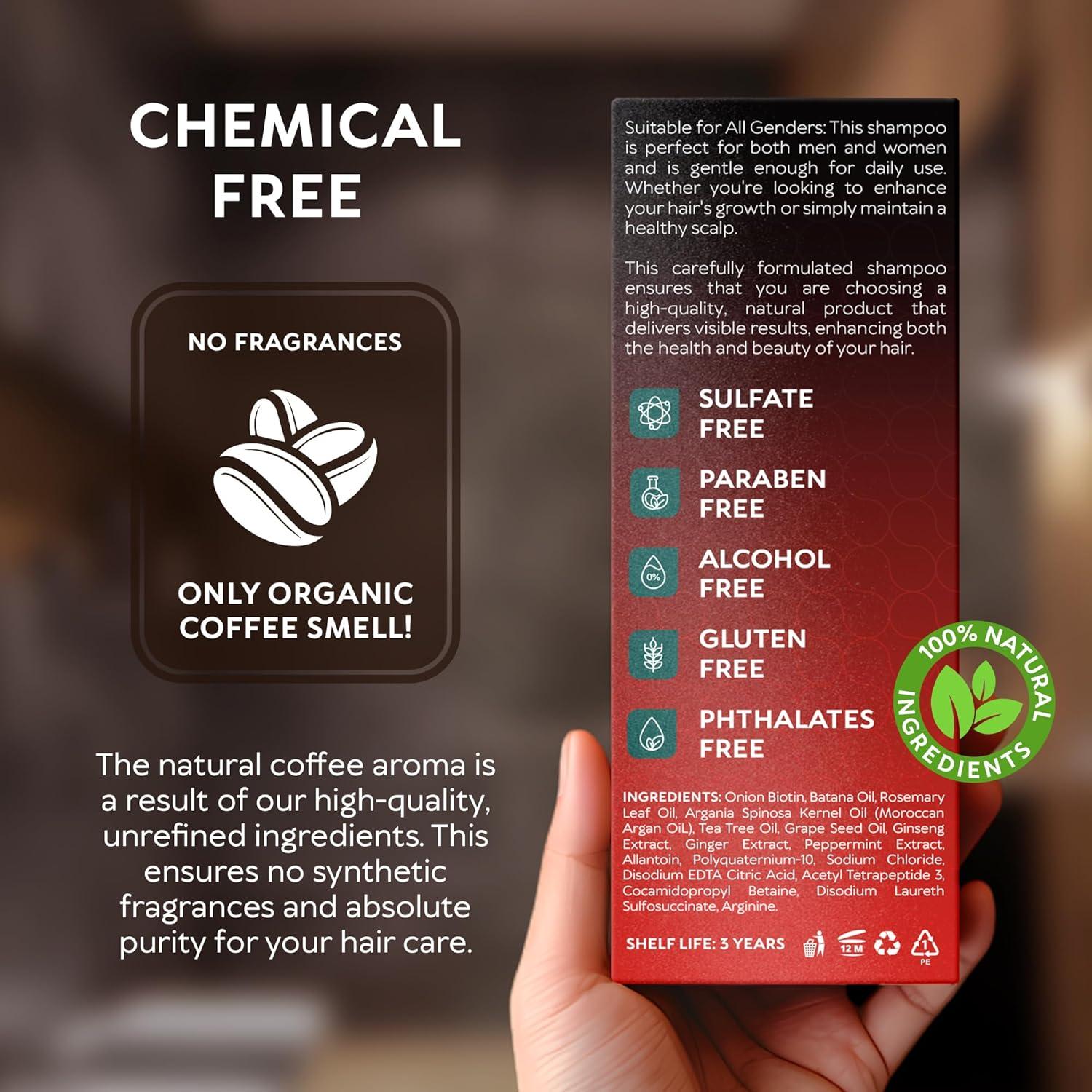 Champú Natural RICHGRAND 9 en 1 con Biotina y Romero 380g