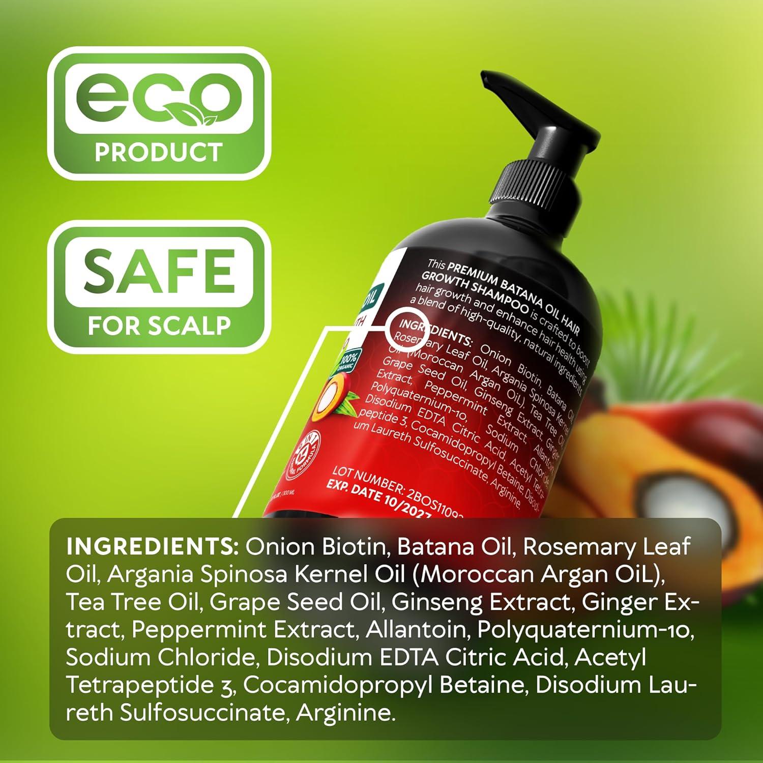 Champú Natural RICHGRAND 9 en 1 con Biotina y Romero 380g