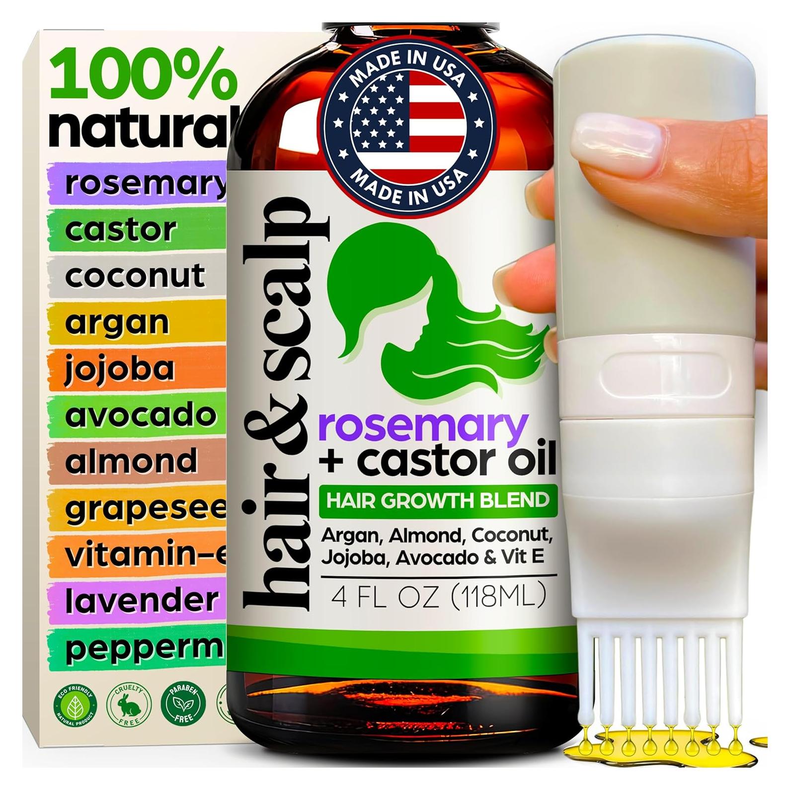 Aceite de Romero Orgánico 113.4ml + Aplicador - Selfwise