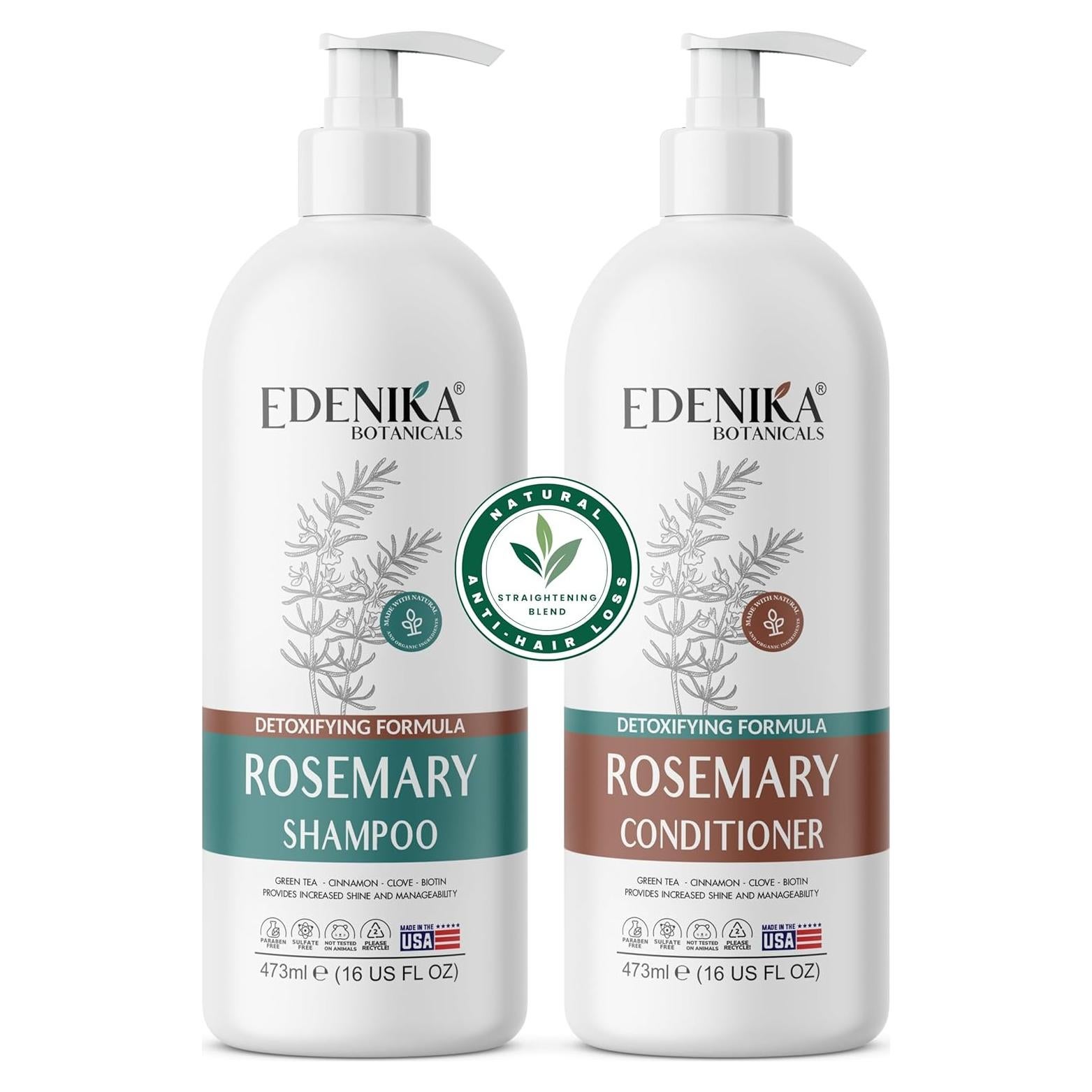 Juego de Champú y Acondicionador Edenika Romero 473 ml Anti-Pérdida